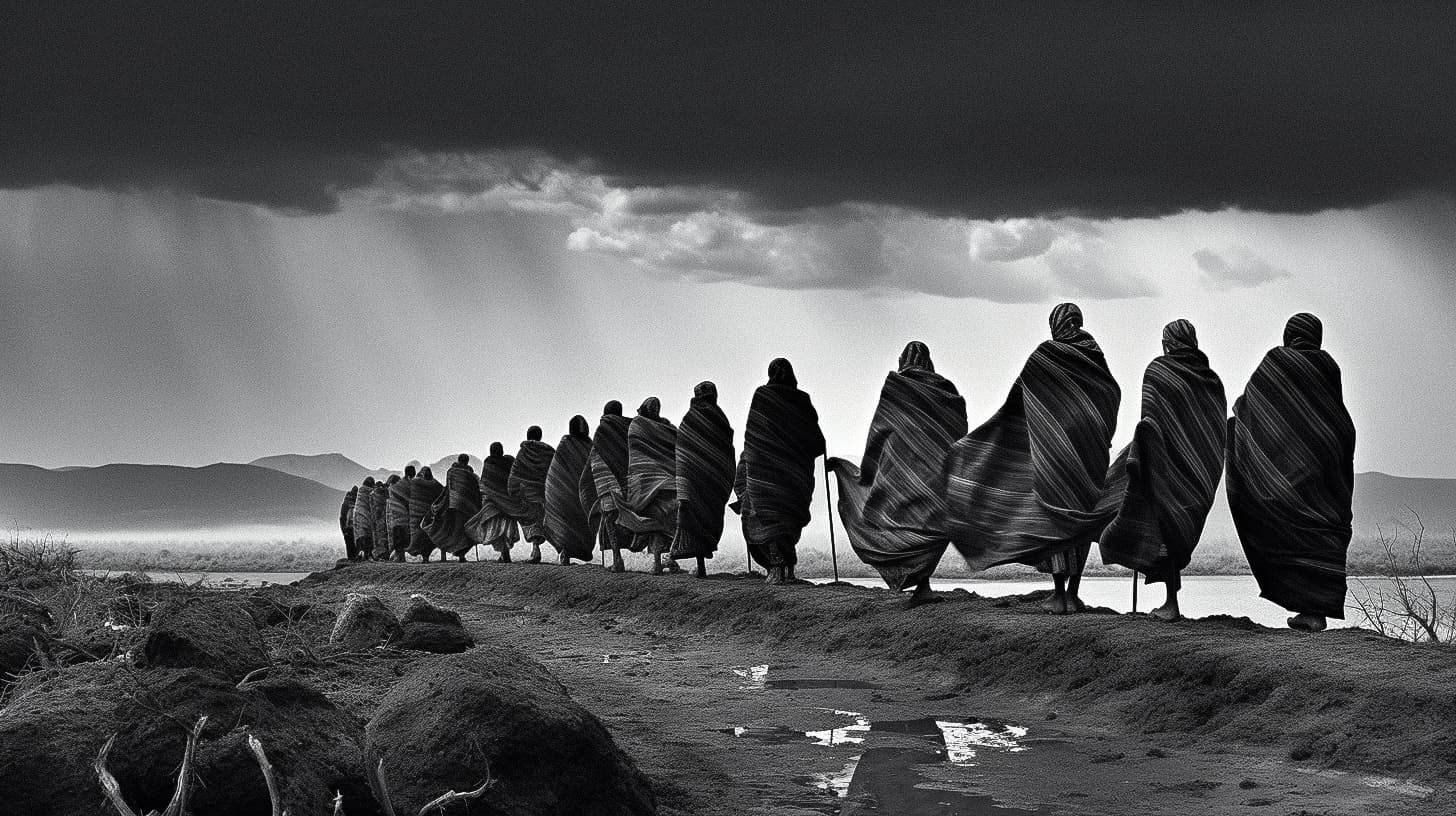 Sebastiao Salgado Midjourney style