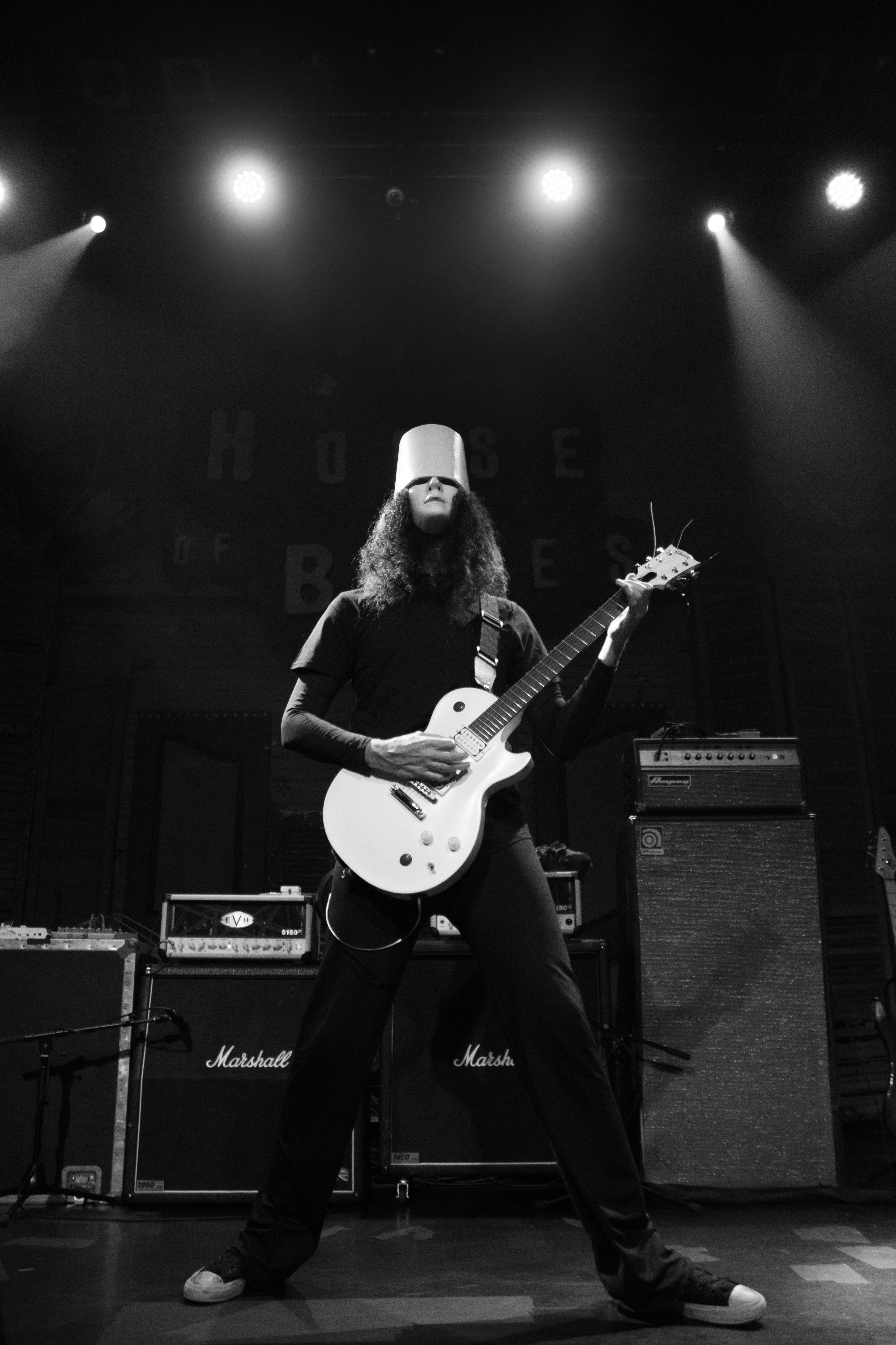 Buckethead Rocks Out at the House