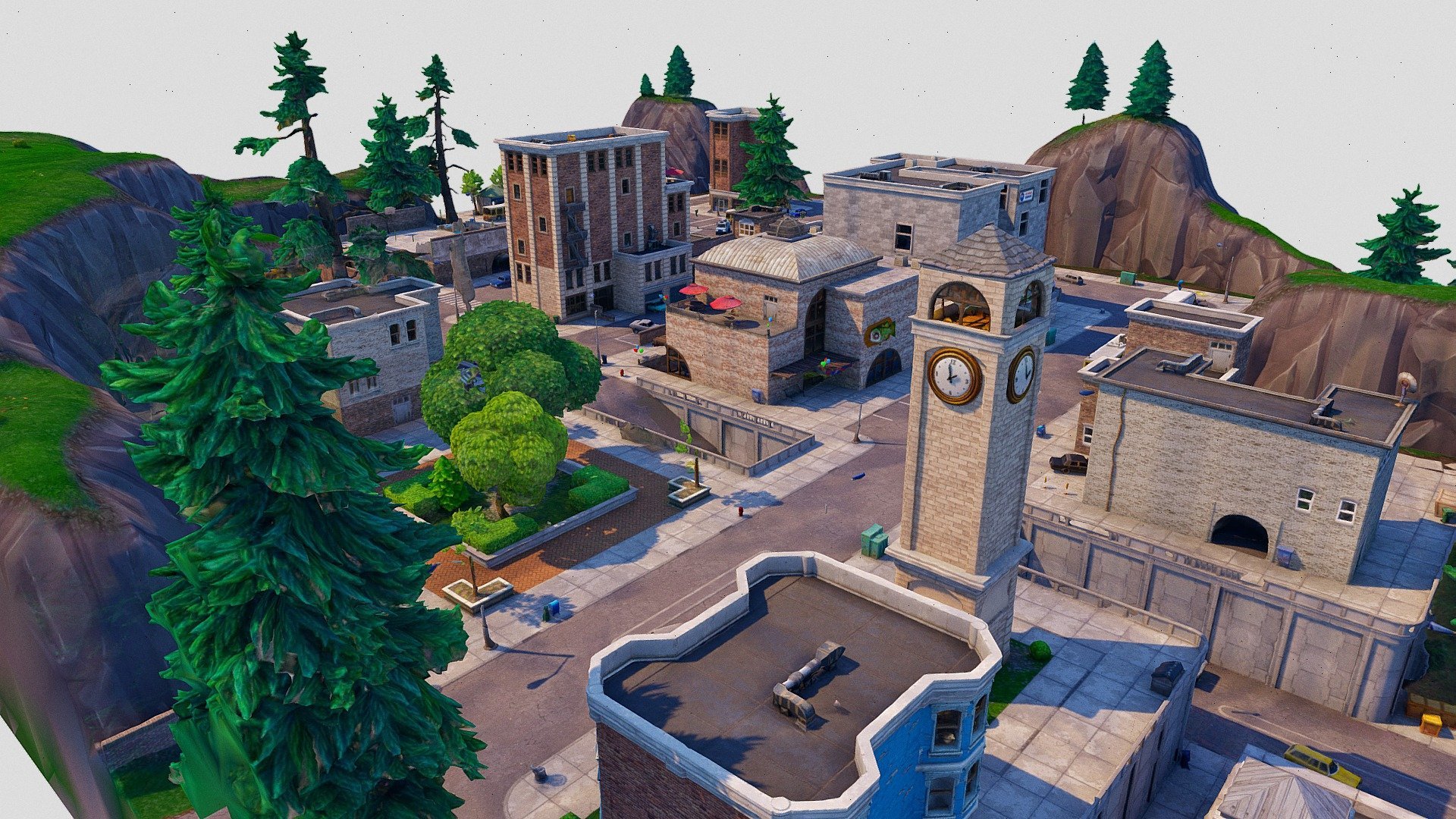 Tilted Towers Ingame
