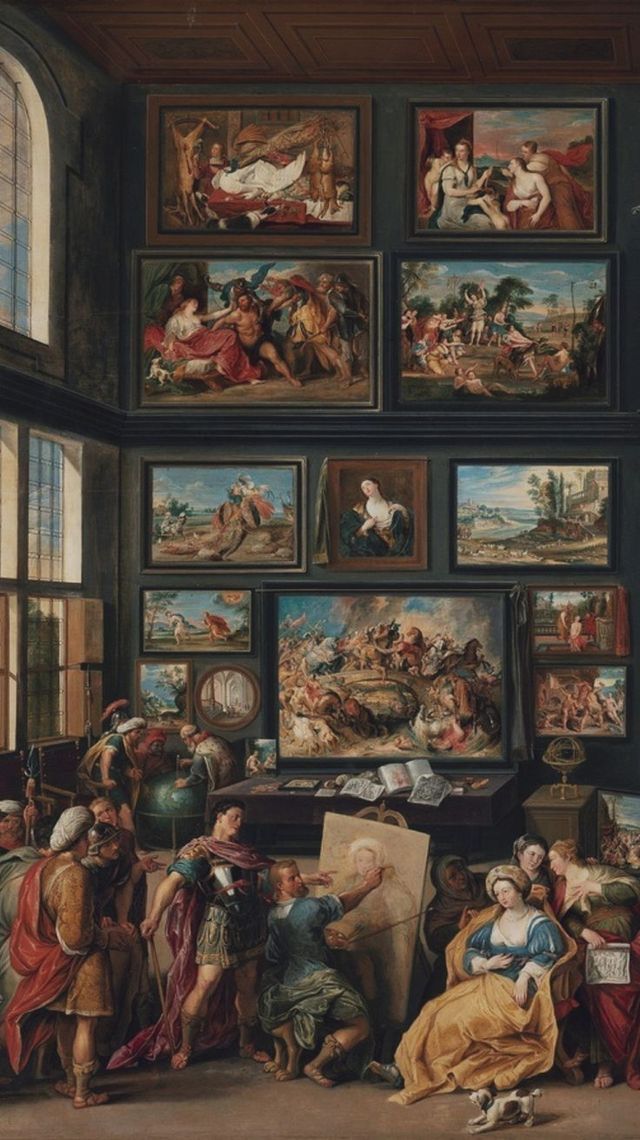 Art in Art Wallpaper. Renaissance art