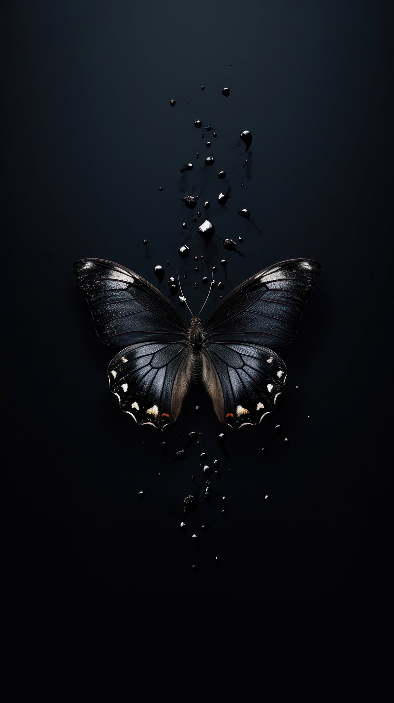 Black Butterfly Wallpaper Image. Free