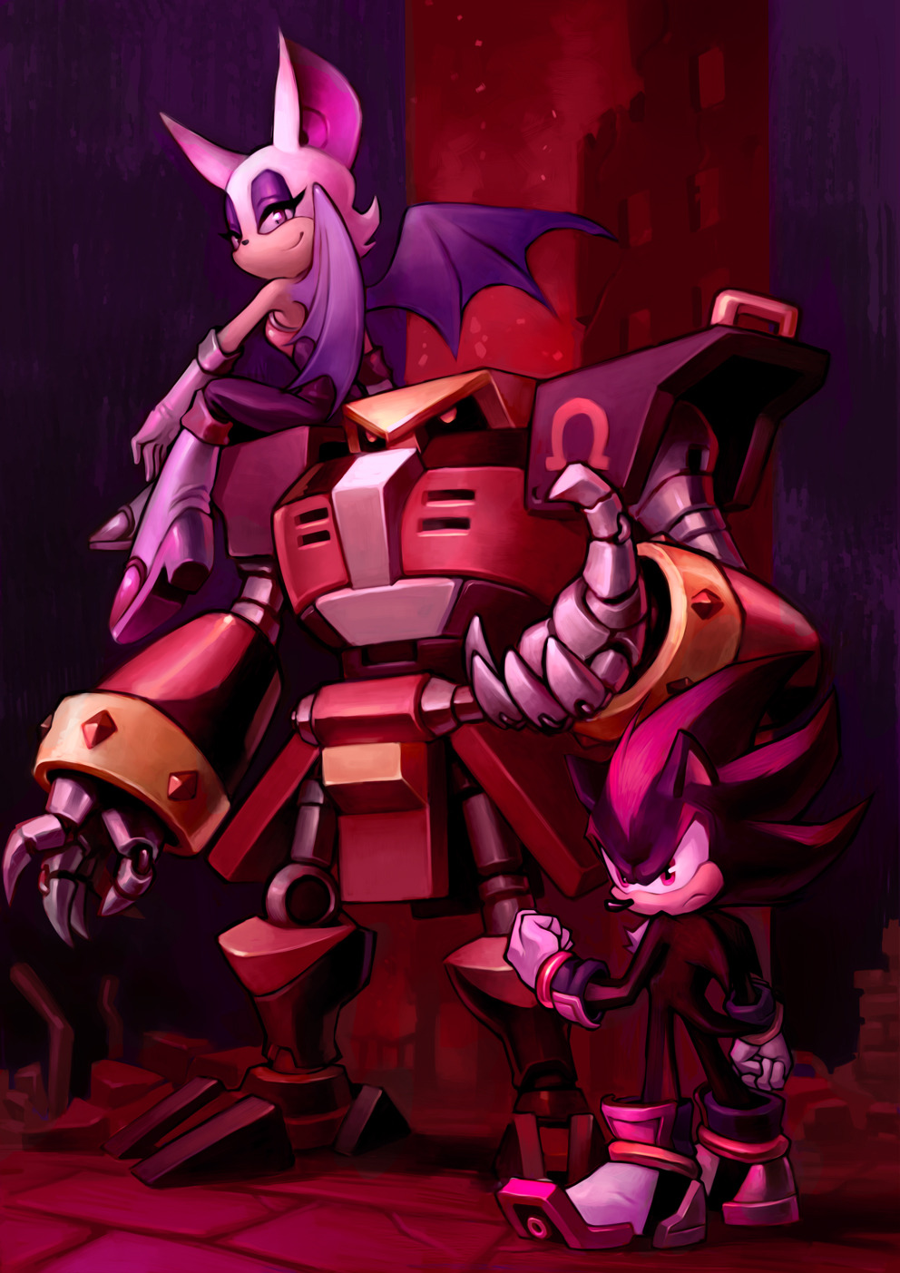 E 123 Omega The Hedgehog