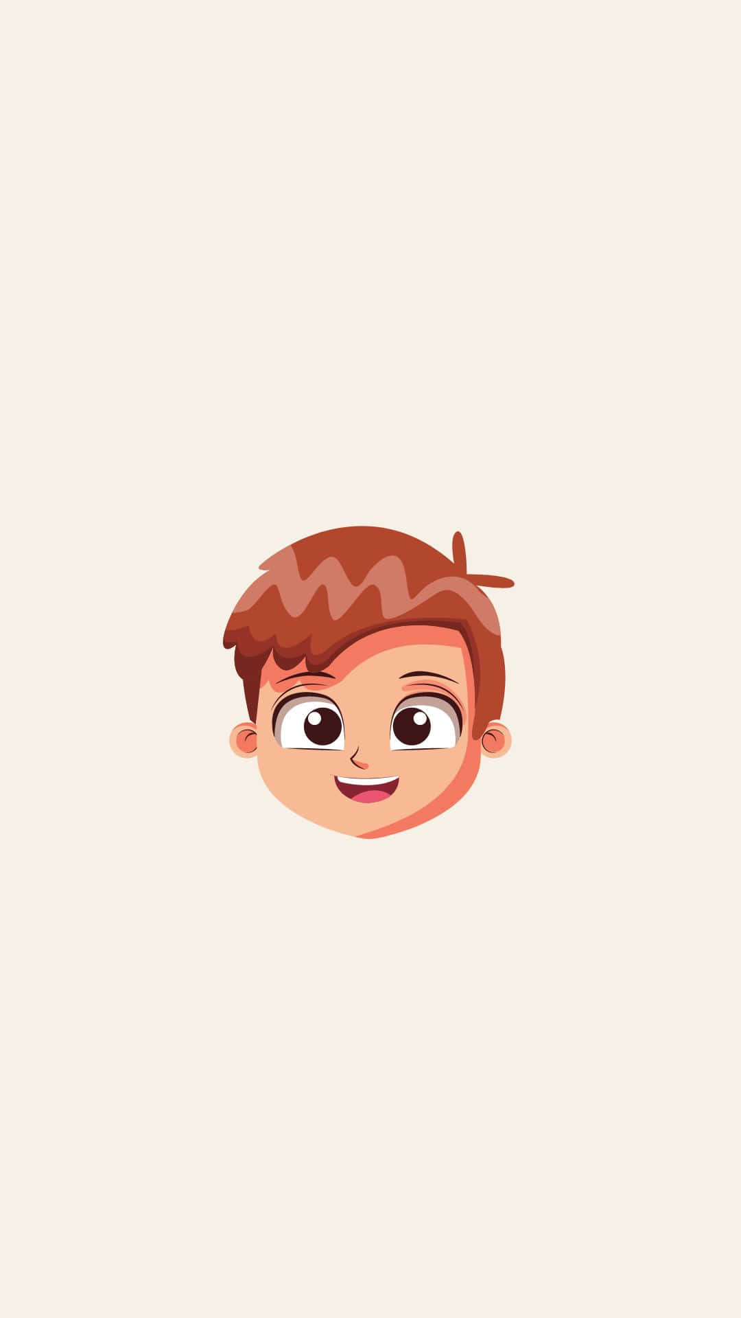Download Handsome Boy Cartoon Head With