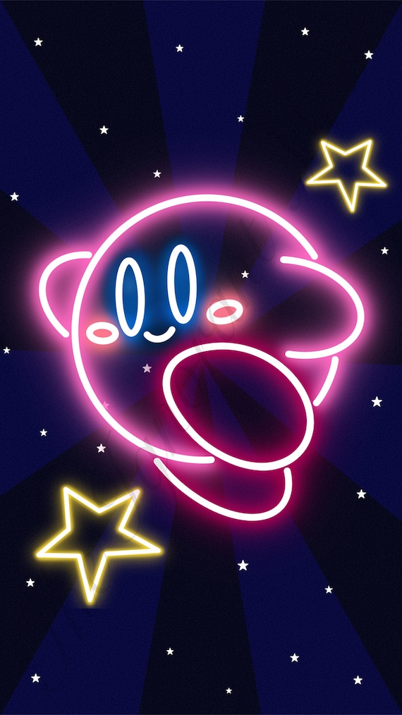 Kirby iPhone Android Wallpaper Digital