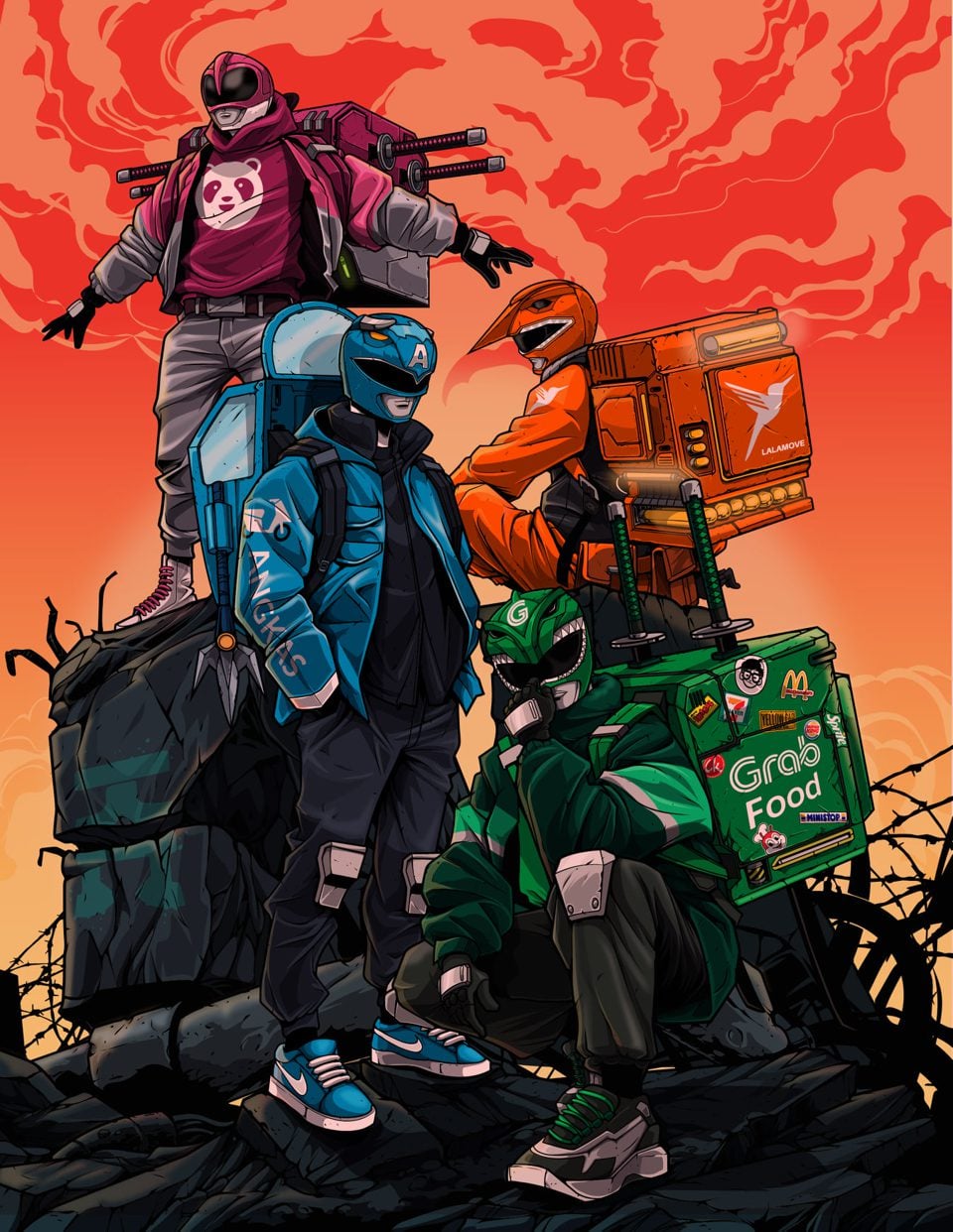 Kyoryu Sentai Zyuranger as Delivery