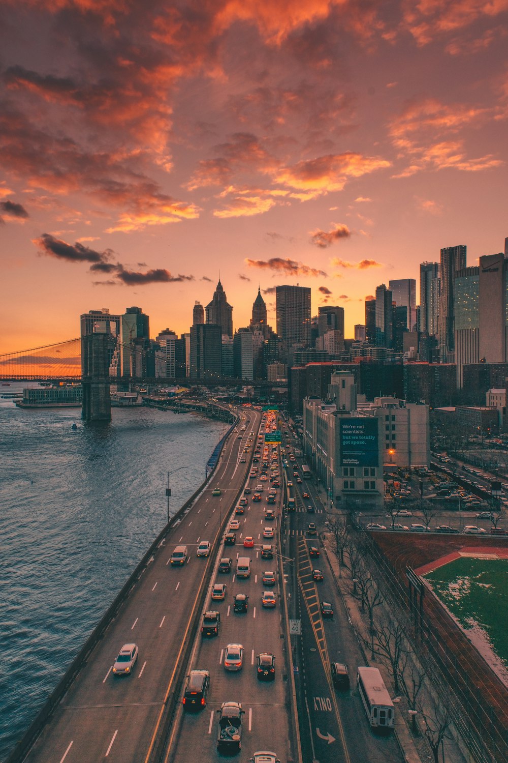 Download Free New York City Sunset