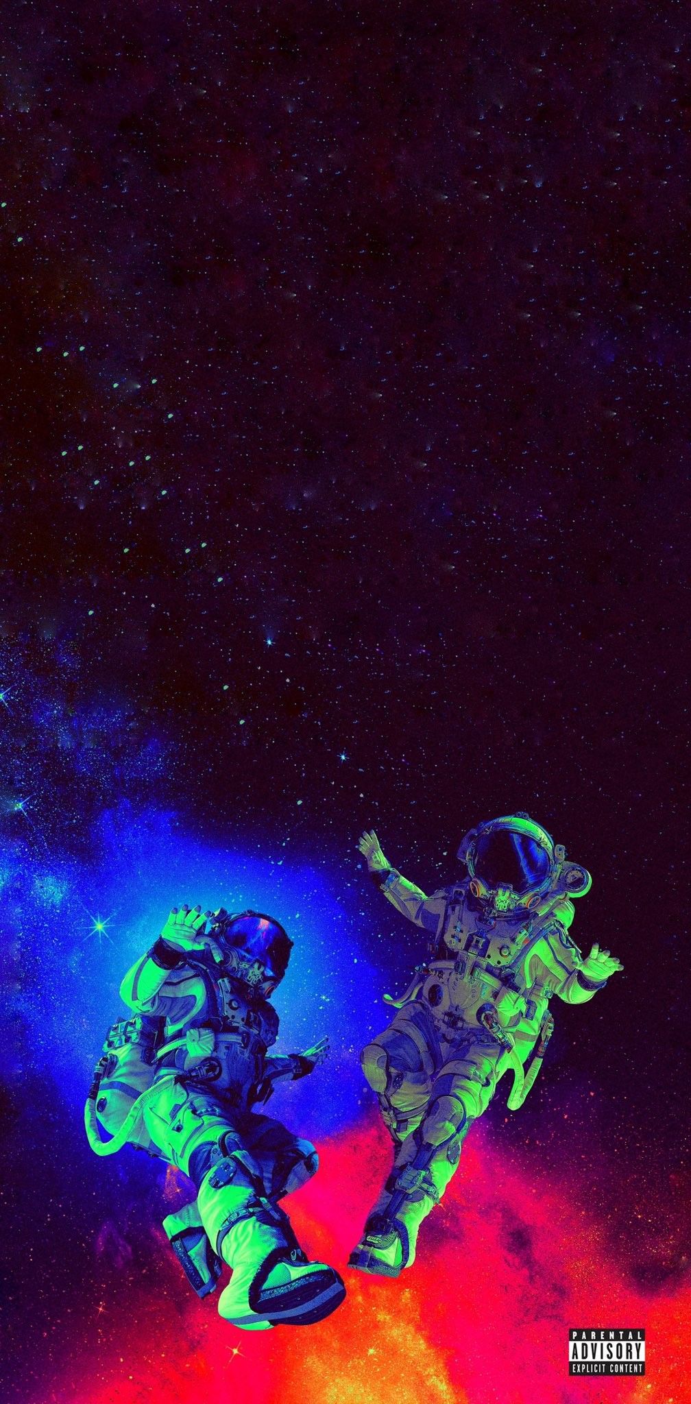 Pluto x Baby Pluto Album Cover Wallpaper