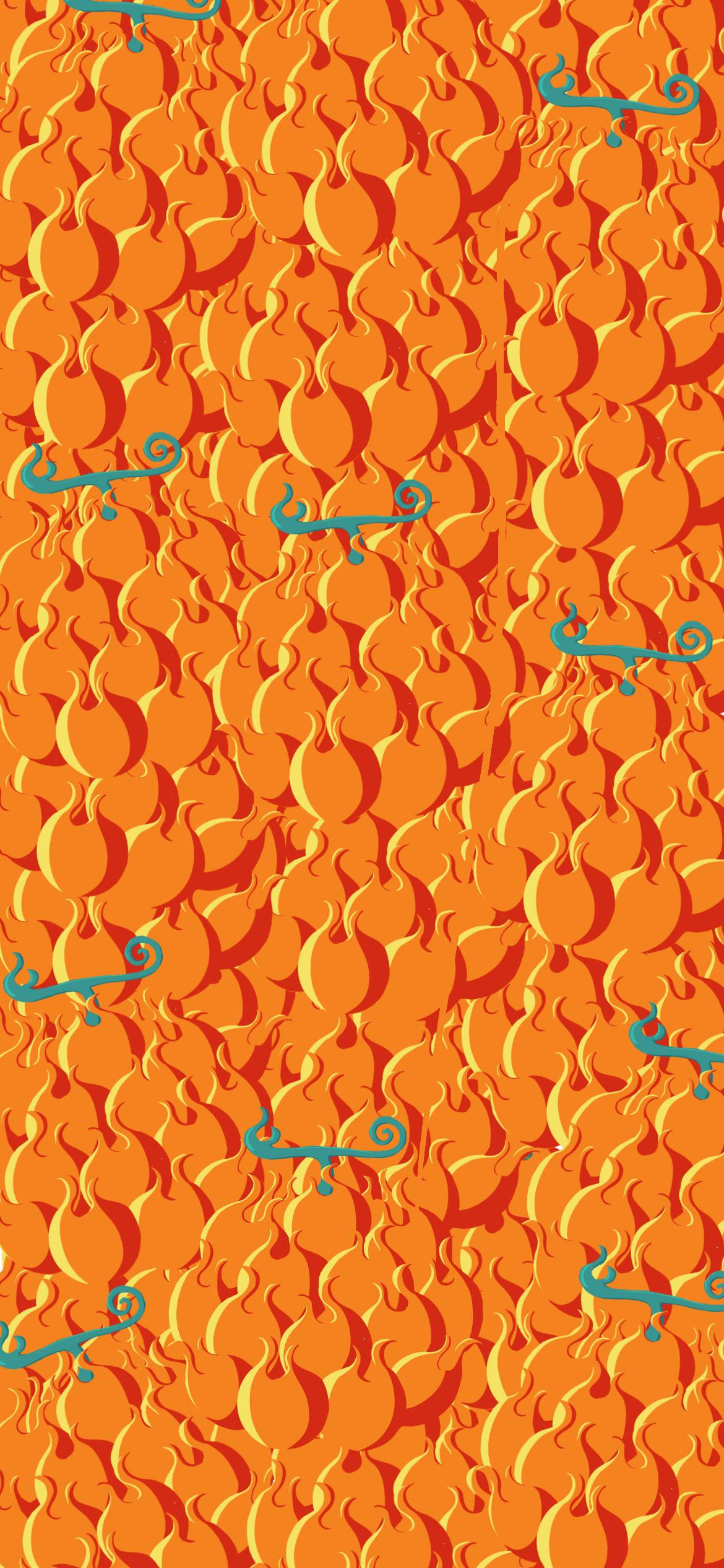 I made this wallpaper of the mera mera