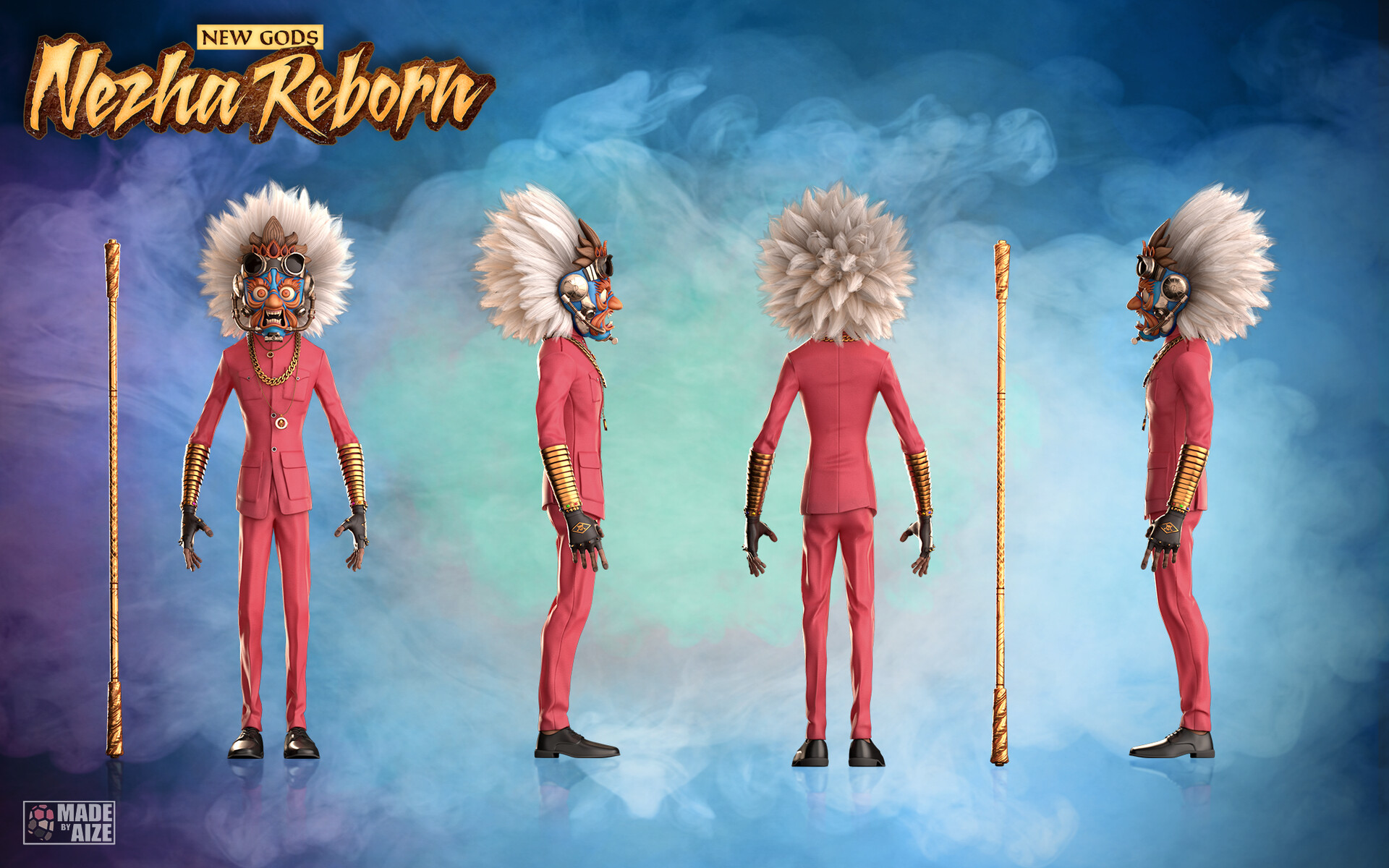 Aize KING (fanart). New Gods