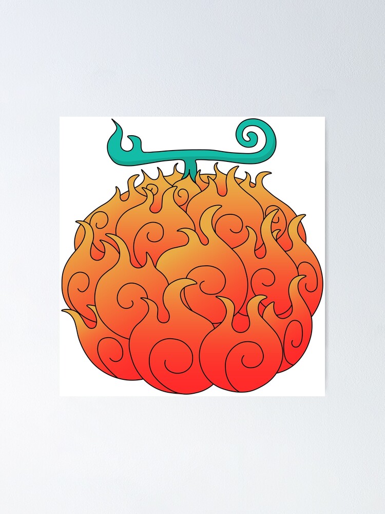 Mera Mera no mi (Ace) Poster