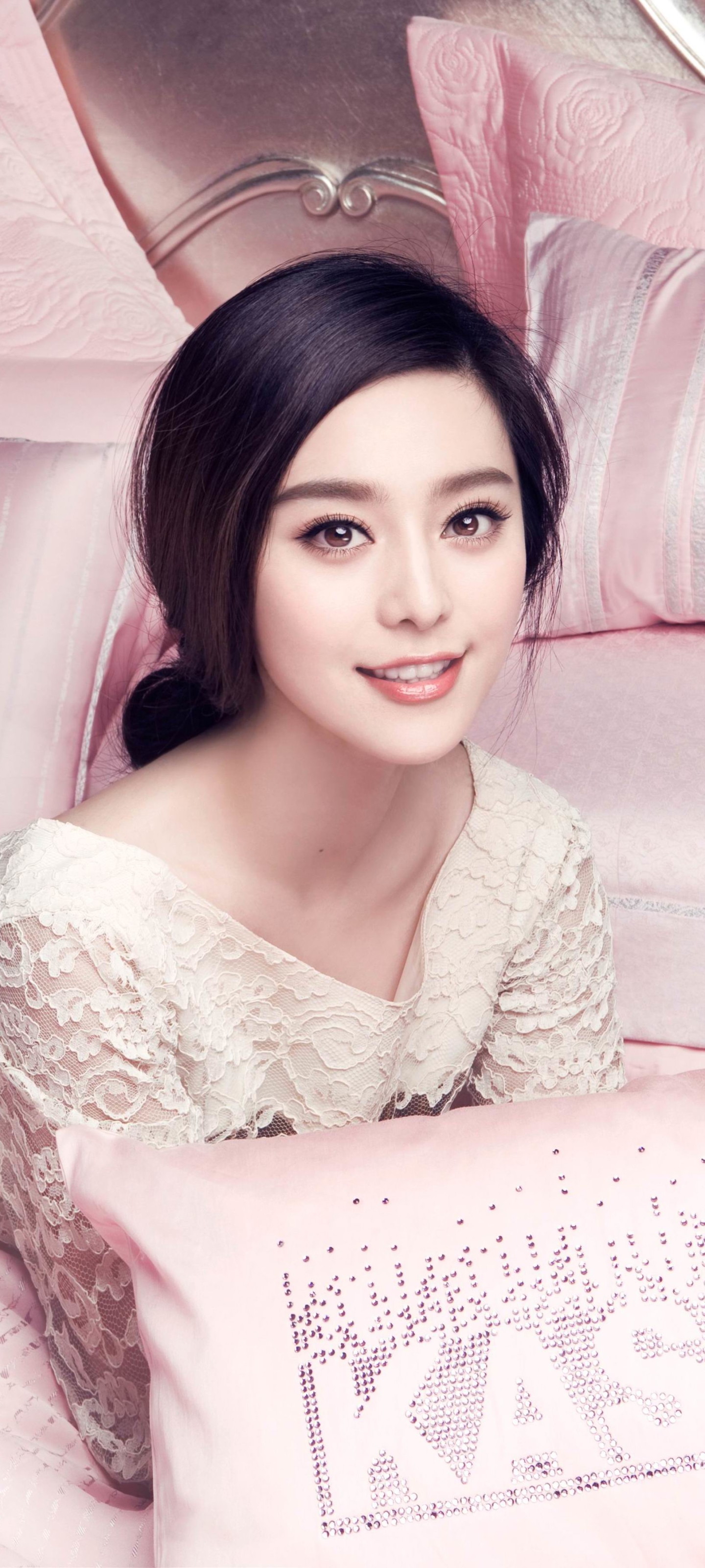 Mobile wallpaper: Smile, Chinese