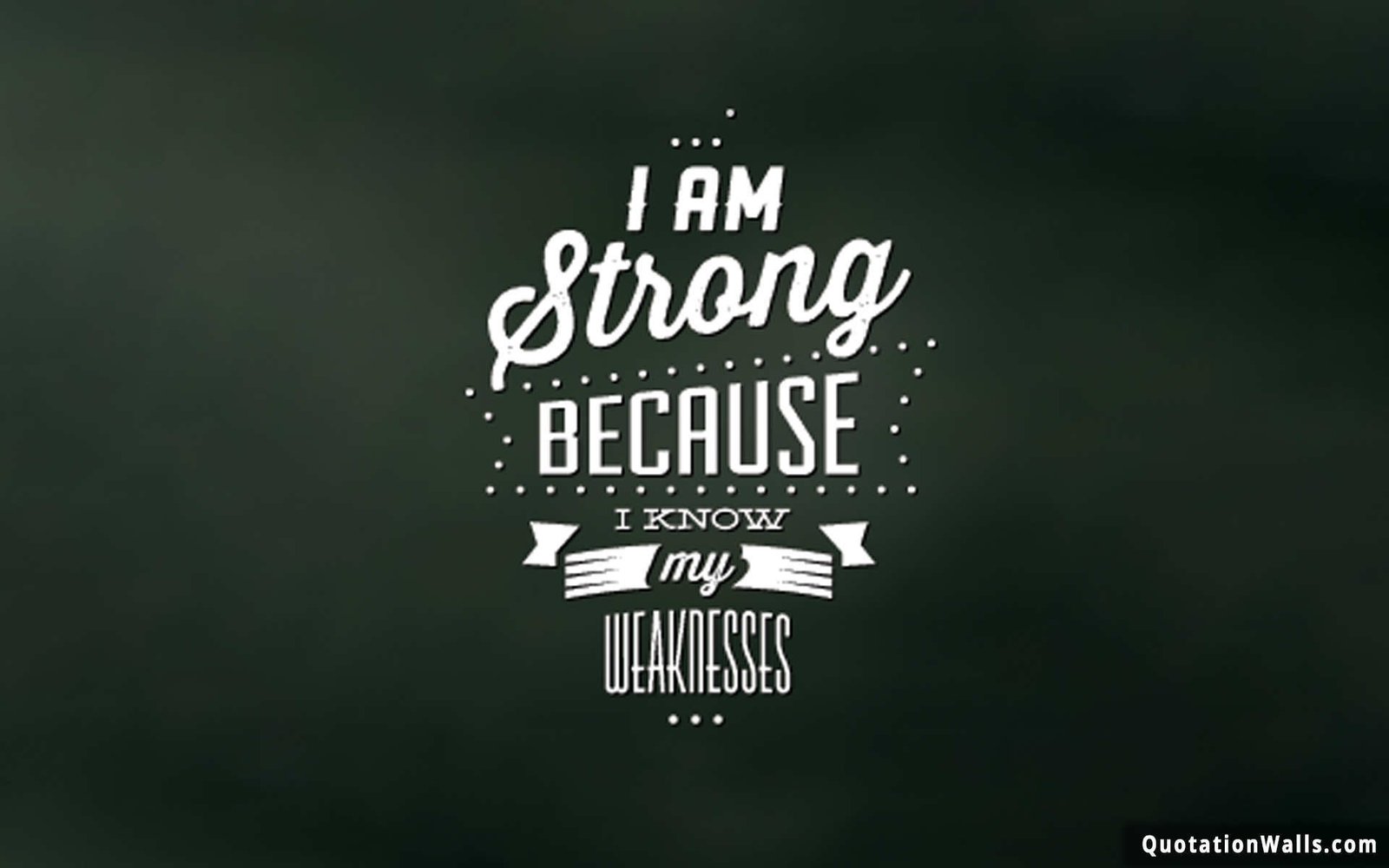 I Am Strong Attitude Wallpaper