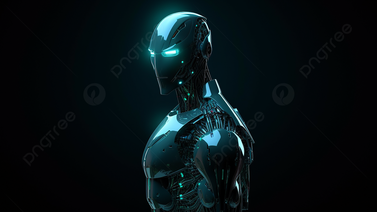 Robot Future World Sci Fi Style