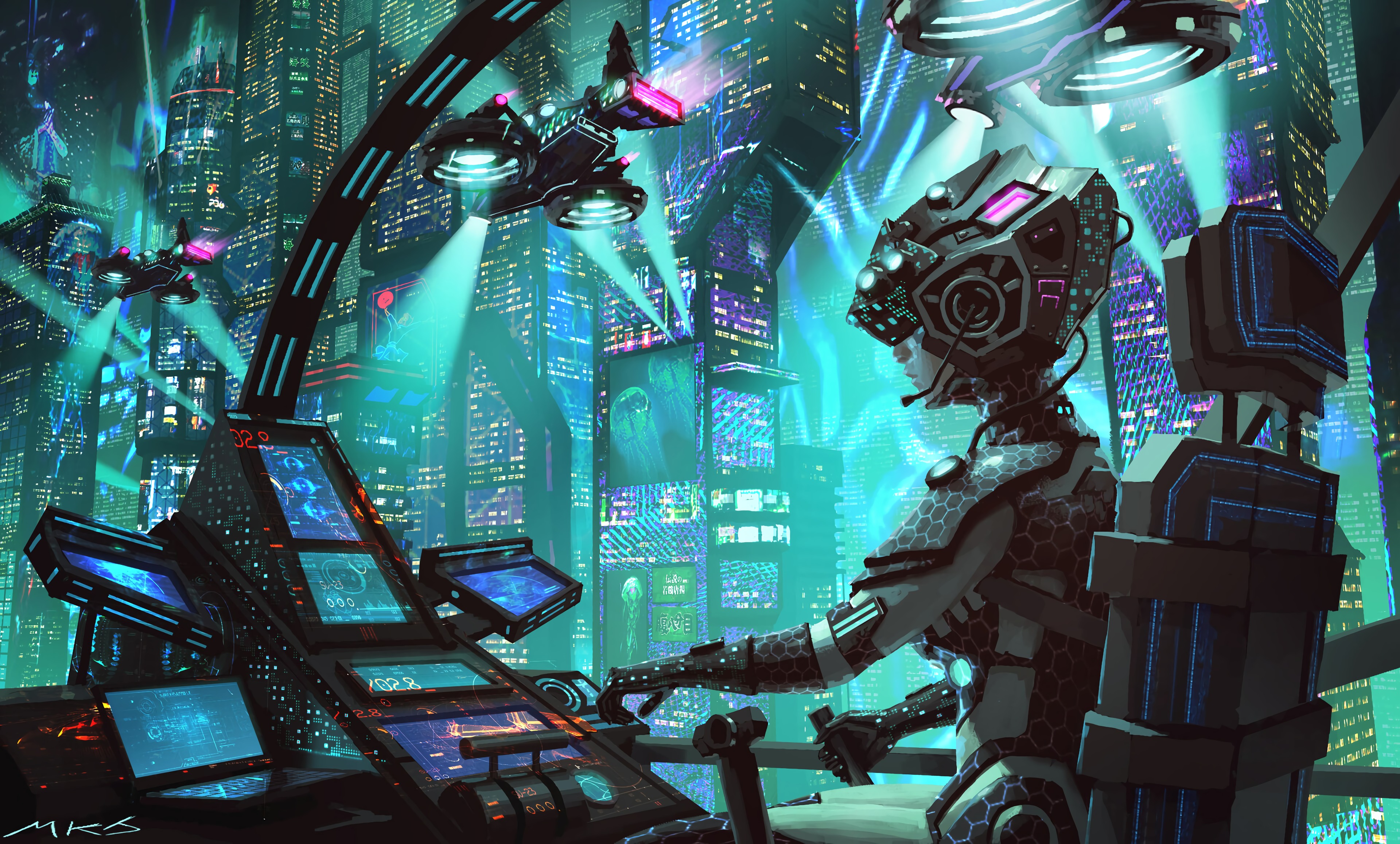 Future, Robot, Art, Cyborg, 75989