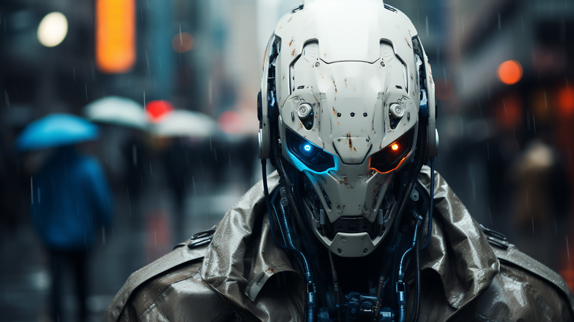 Killer Ai robot wallpaper 2024. AI