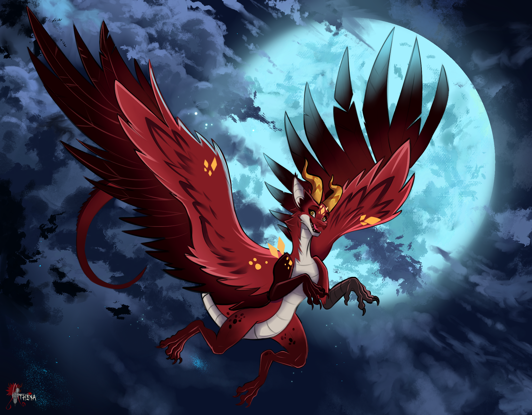 Moonlit Flight