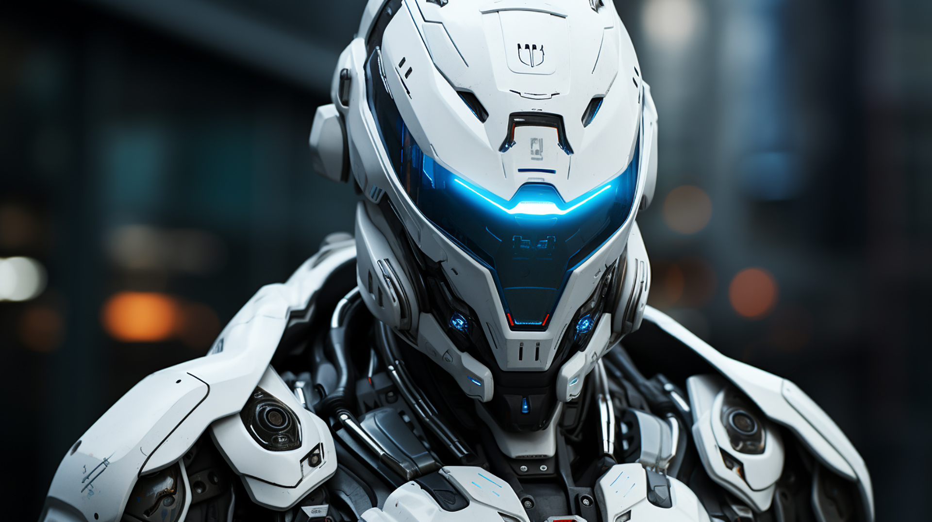 Killer Ai robot wallpaper 2024. AI