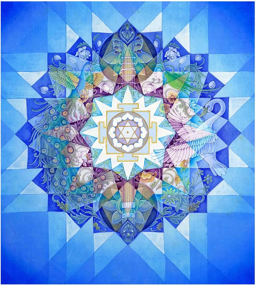 Saraswati Yantra Wallpaper Painting