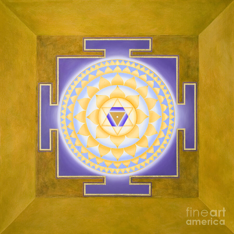 Shri Saraswati Yantra Painting