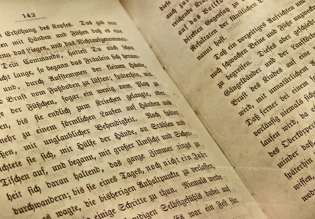 A Book Page Old German