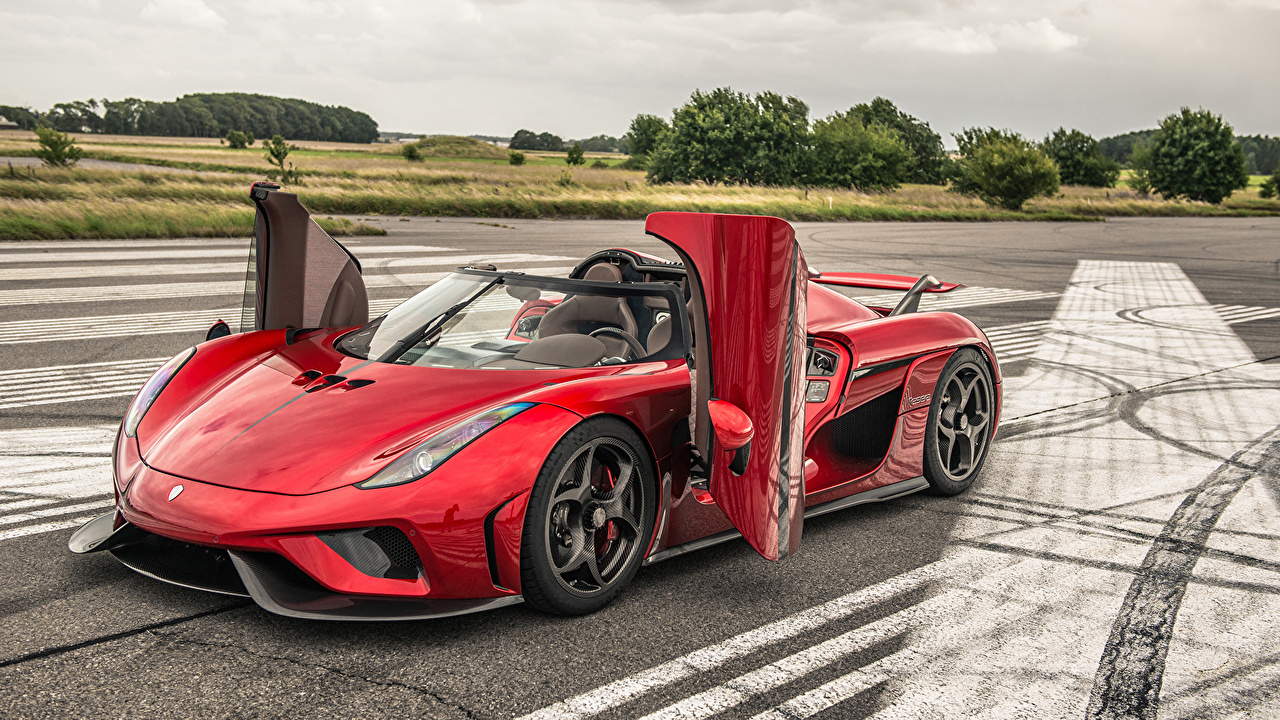 Wallpaper Koenigsegg 2015 16 Regera Red