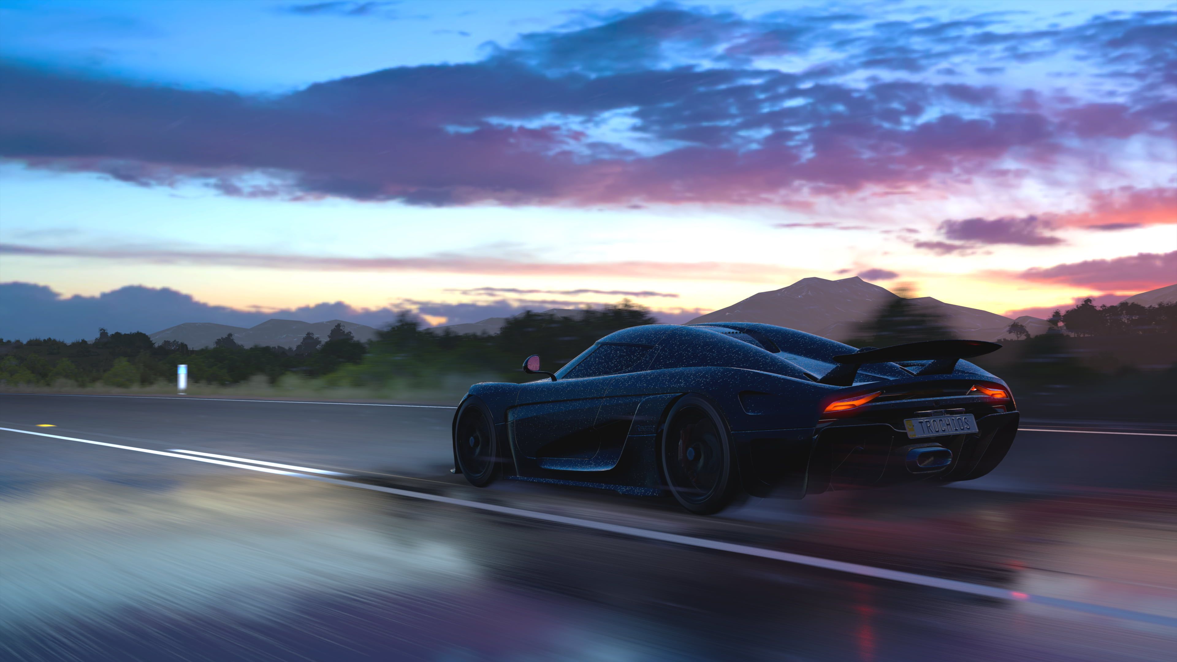 Black Mercedes Benz Sedan, Forza Games