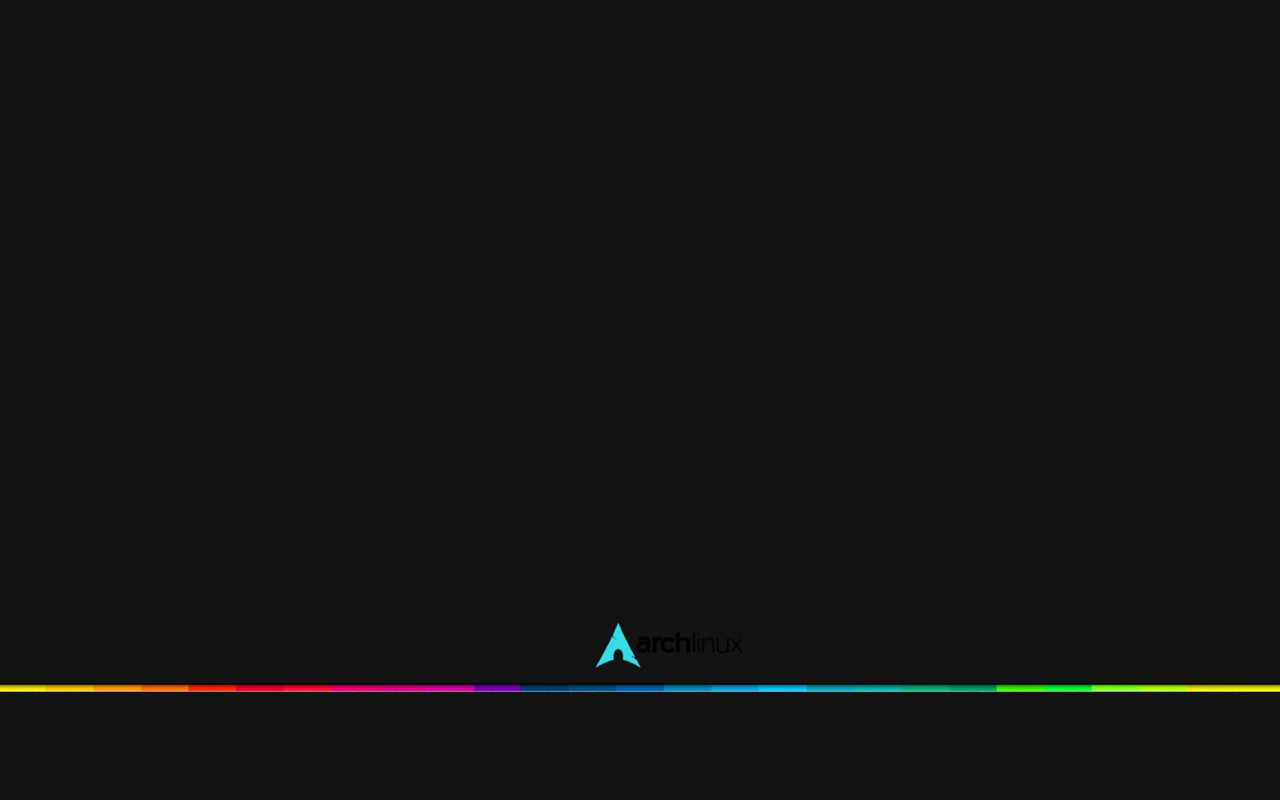 Minimalistic Linux Rainbows Arch