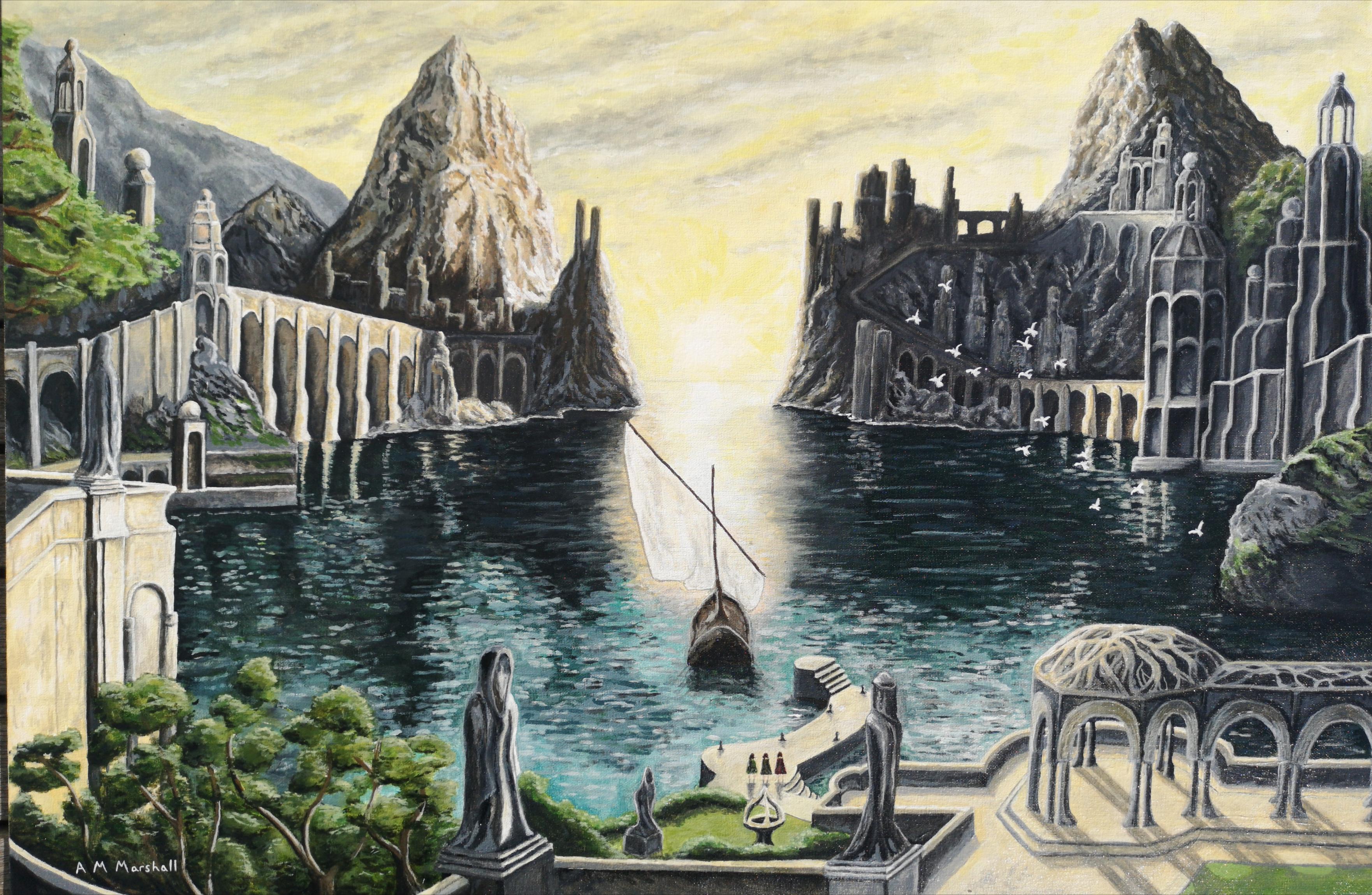 The Grey Havens, quarantine, acrylic