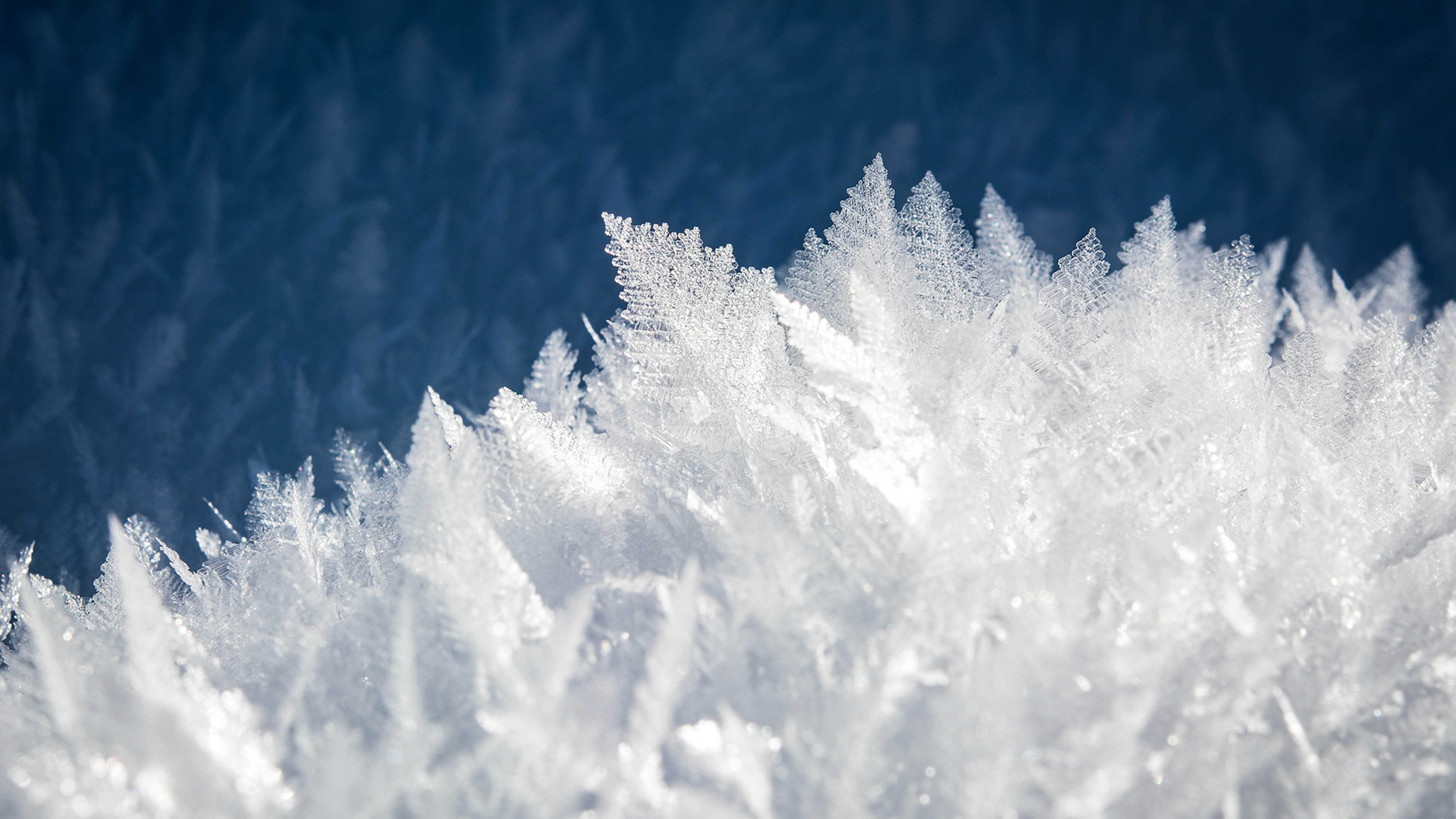 Ice Crystals Background