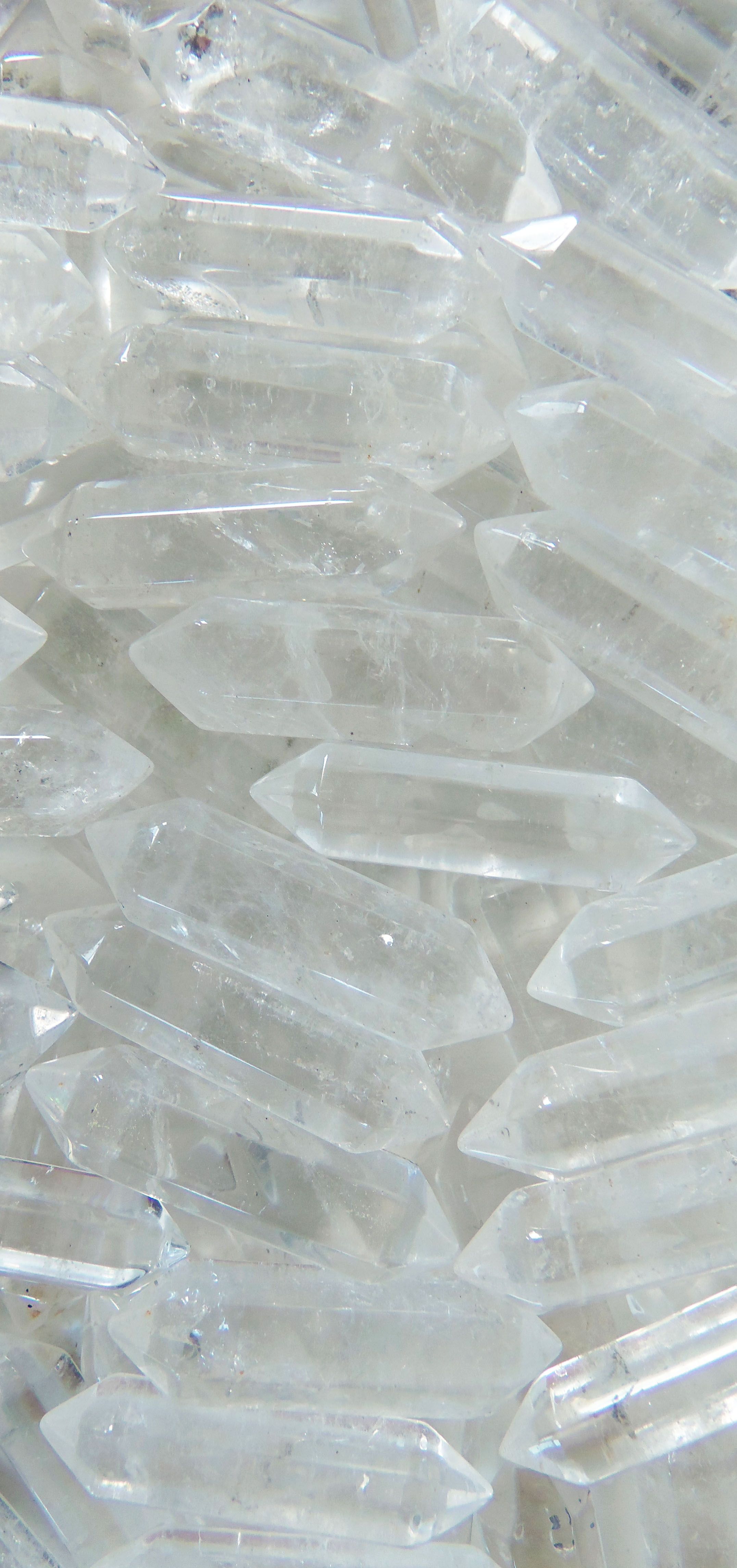 Clear quartz healing crystal pointed