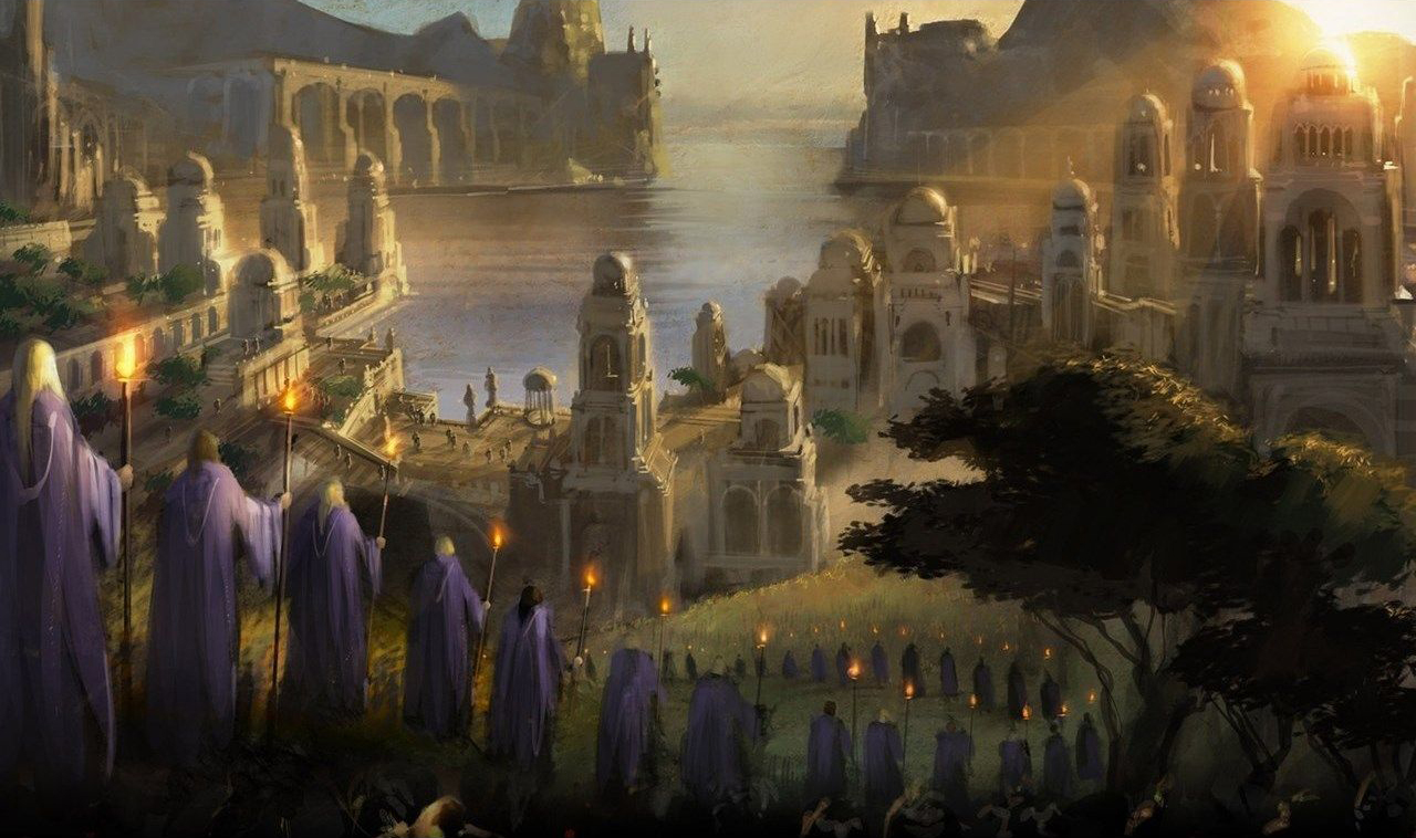 Mithlond Grey Havens elven city