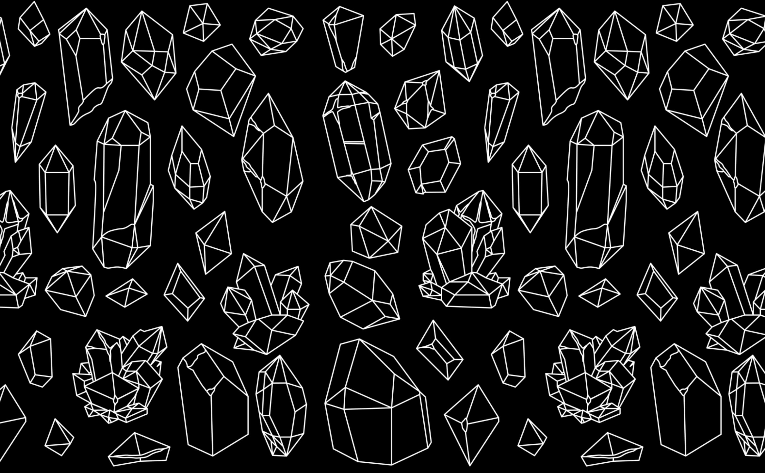 Black Gems Wallpaper for Walls