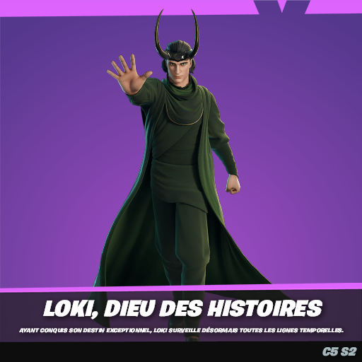 Loki, God of Stories Fortnite wallpaper