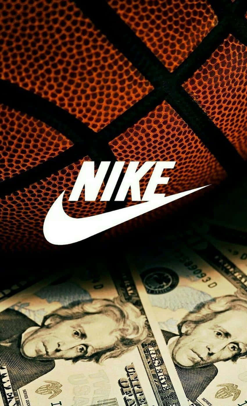 Download Cool Nike On Money Wallpaper