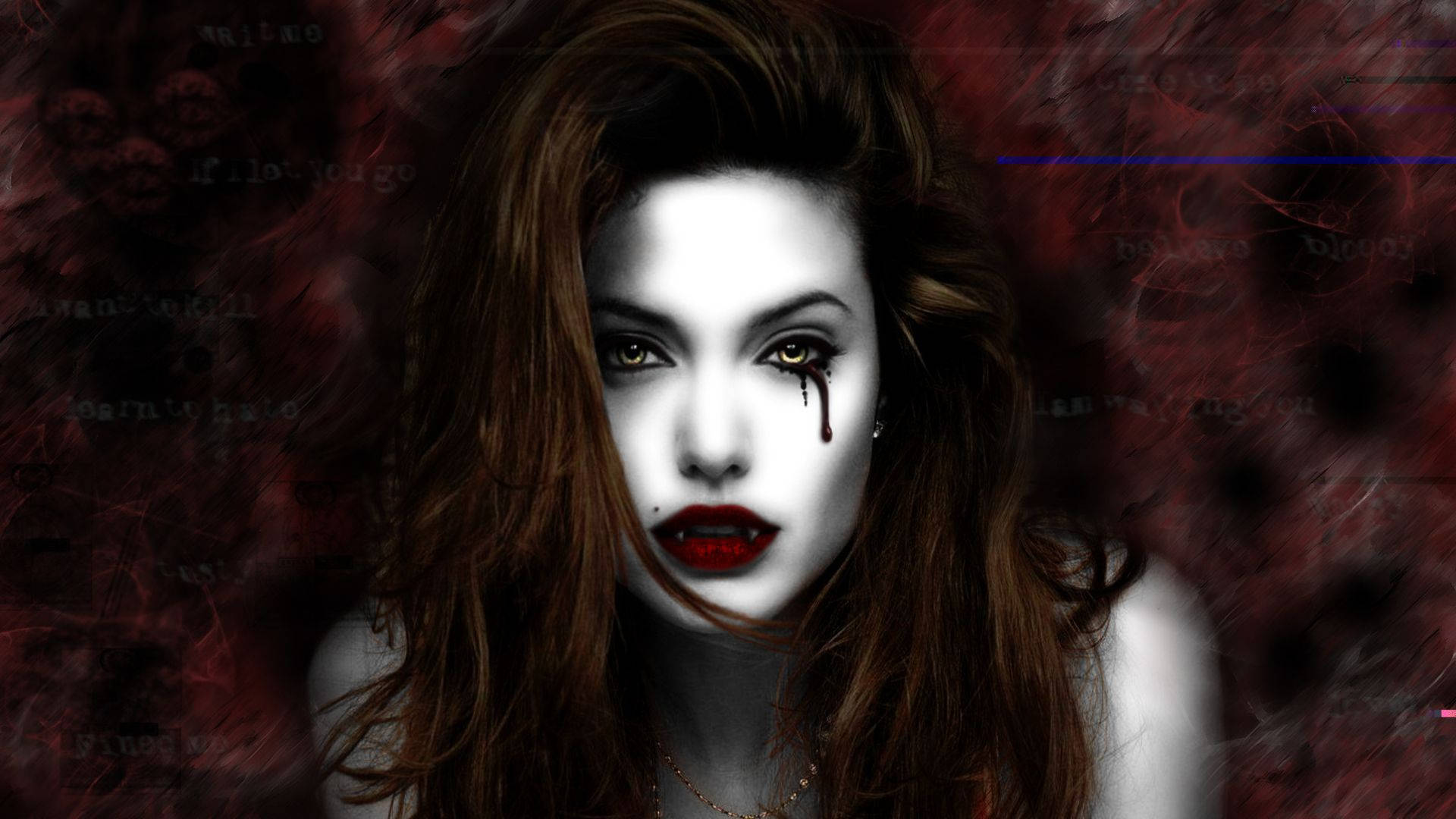 Download free Dark Brunette Vampire
