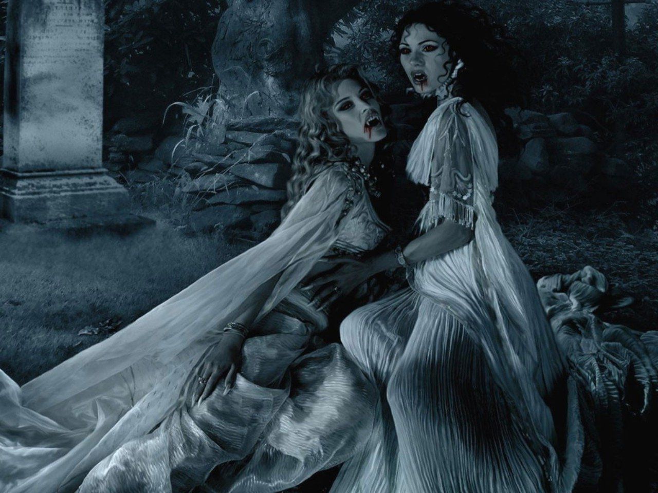 Dark Vampire Wallpaper