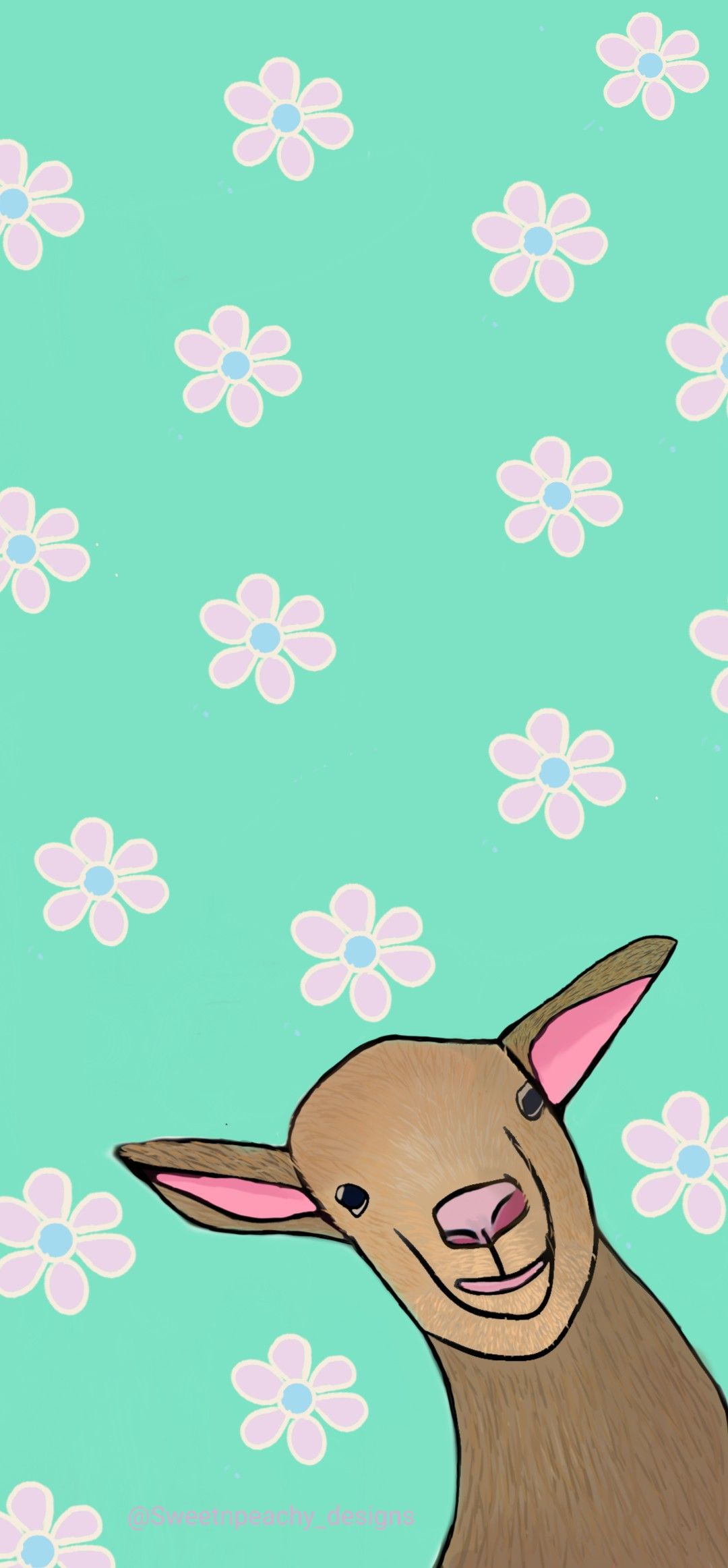 Goat picture, iPhone background