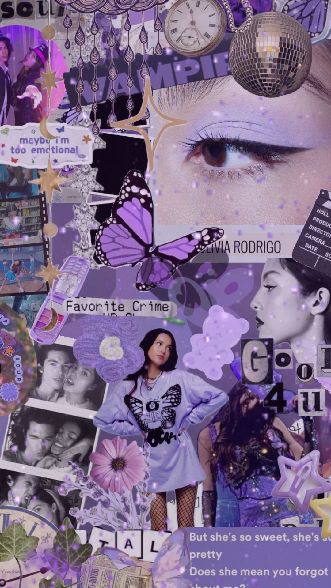 Olivia Rodrigo Vintage Music Wallpaper