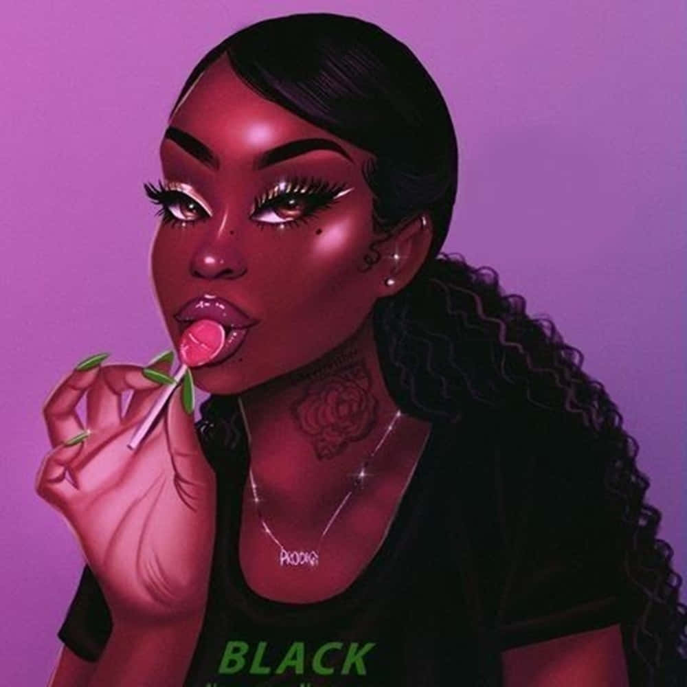 Black Baddie Wallpaper