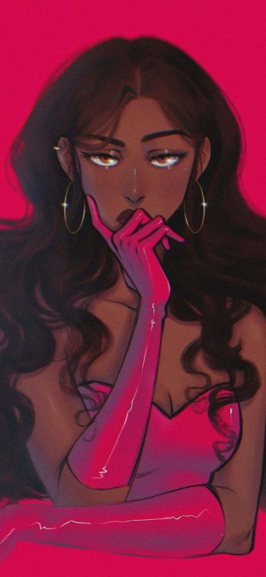 Black Baddie. Wallpaper