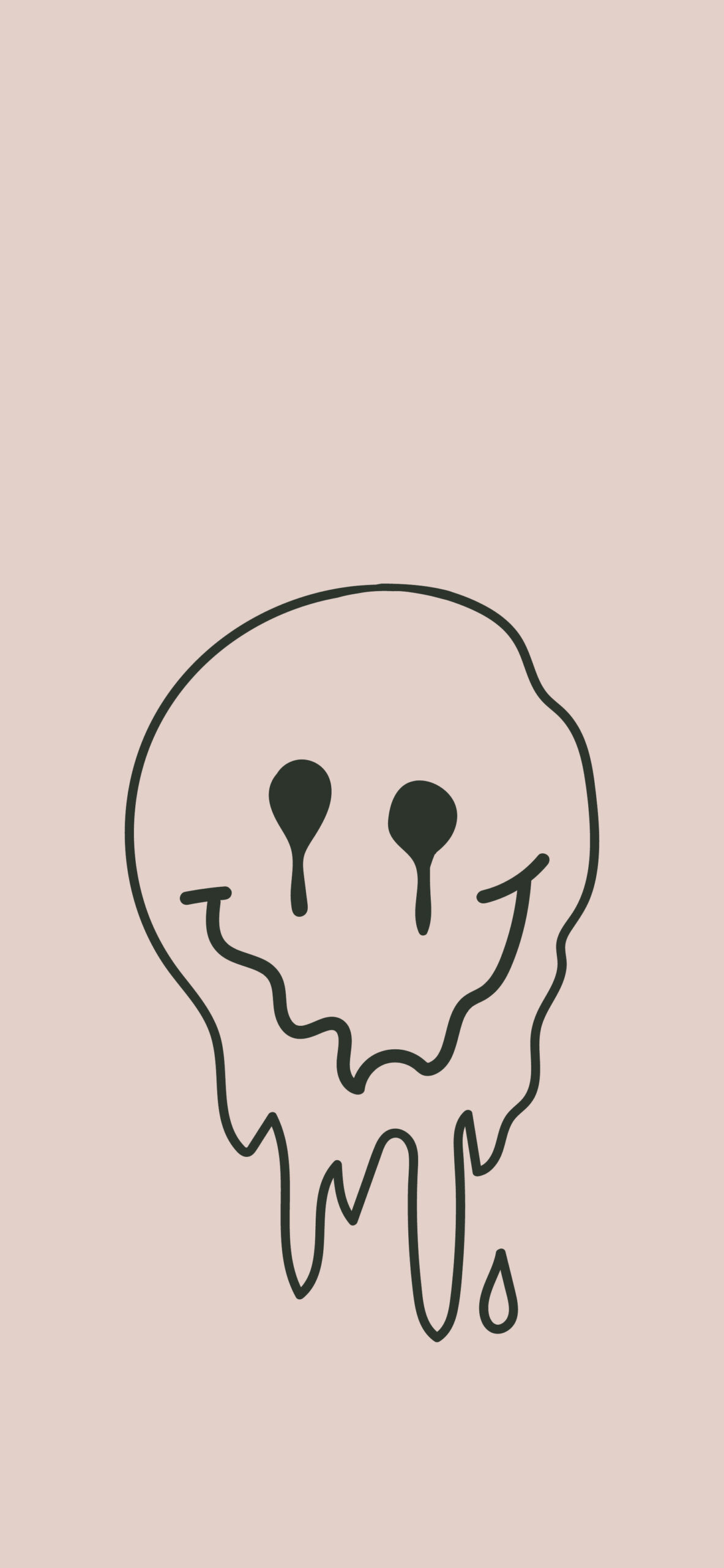 Beige Aesthetic Doodle Wallpaper