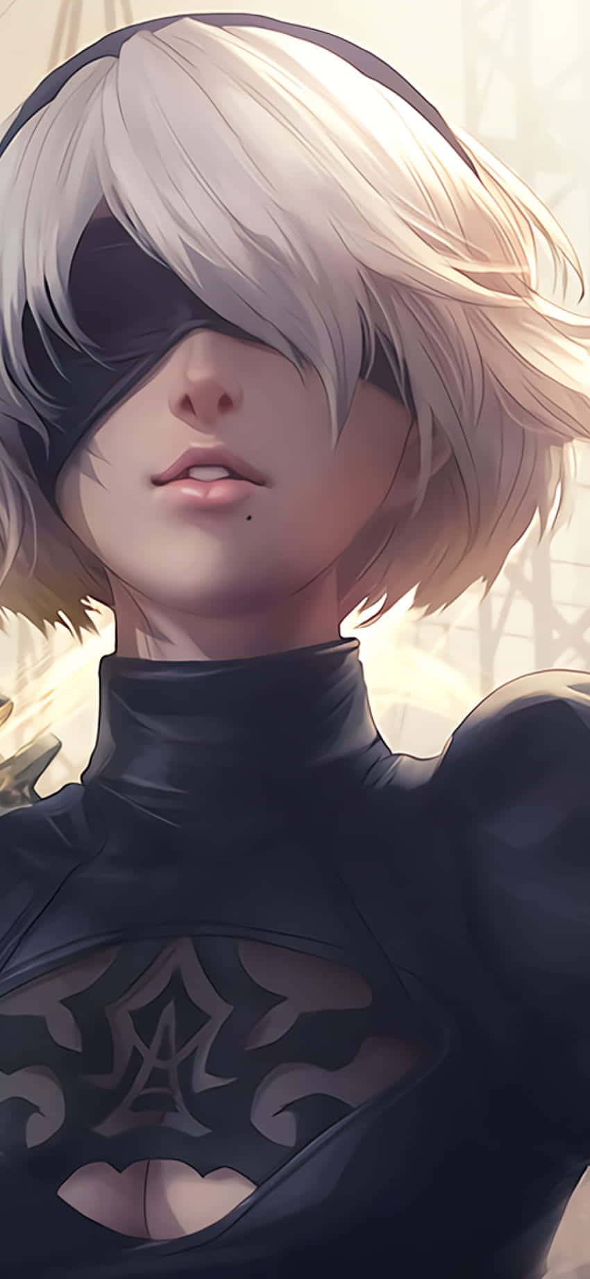 Glamorous android 2B of NieR:Automata