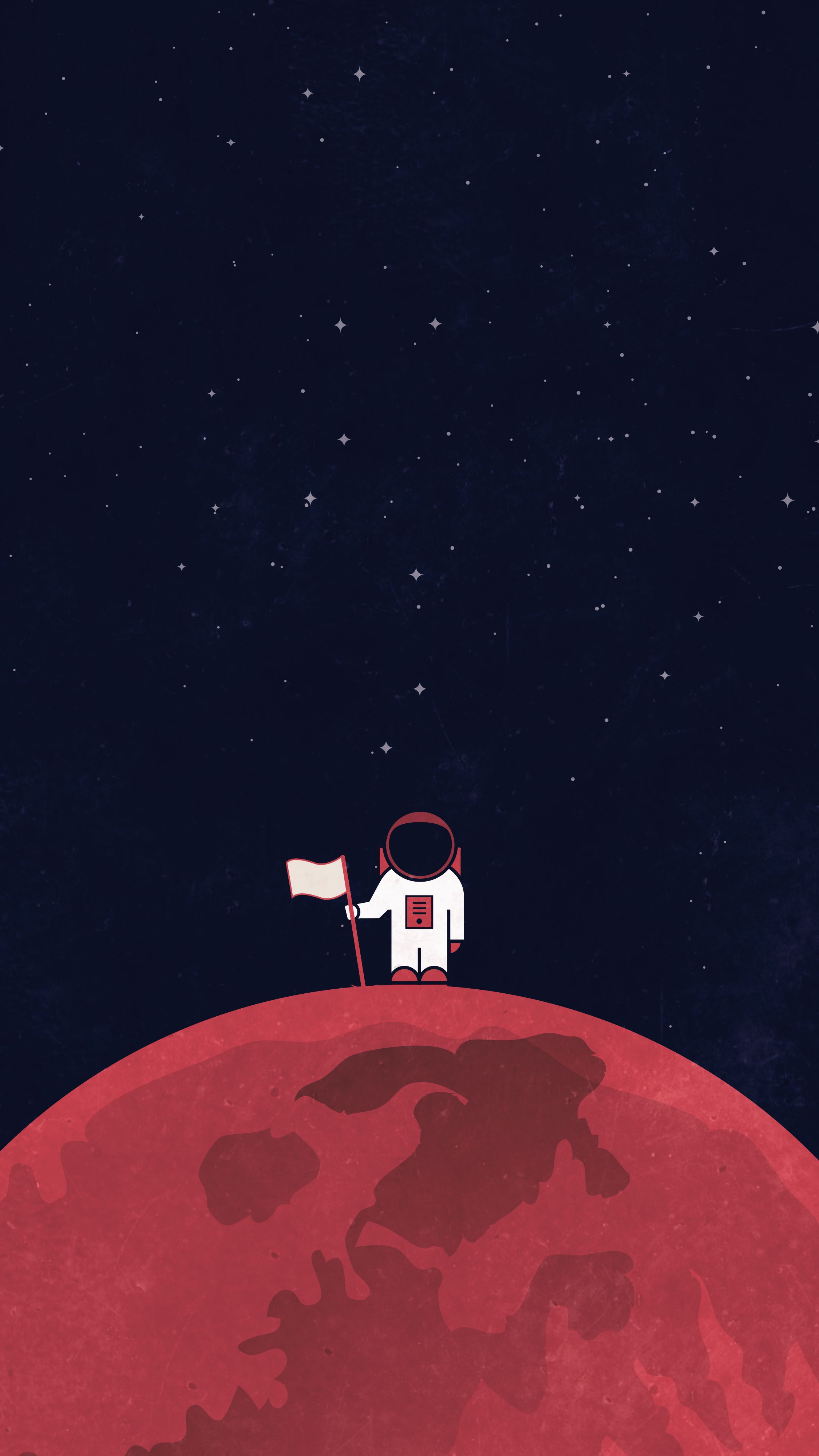 Astronaut Planet Digital Art 4K