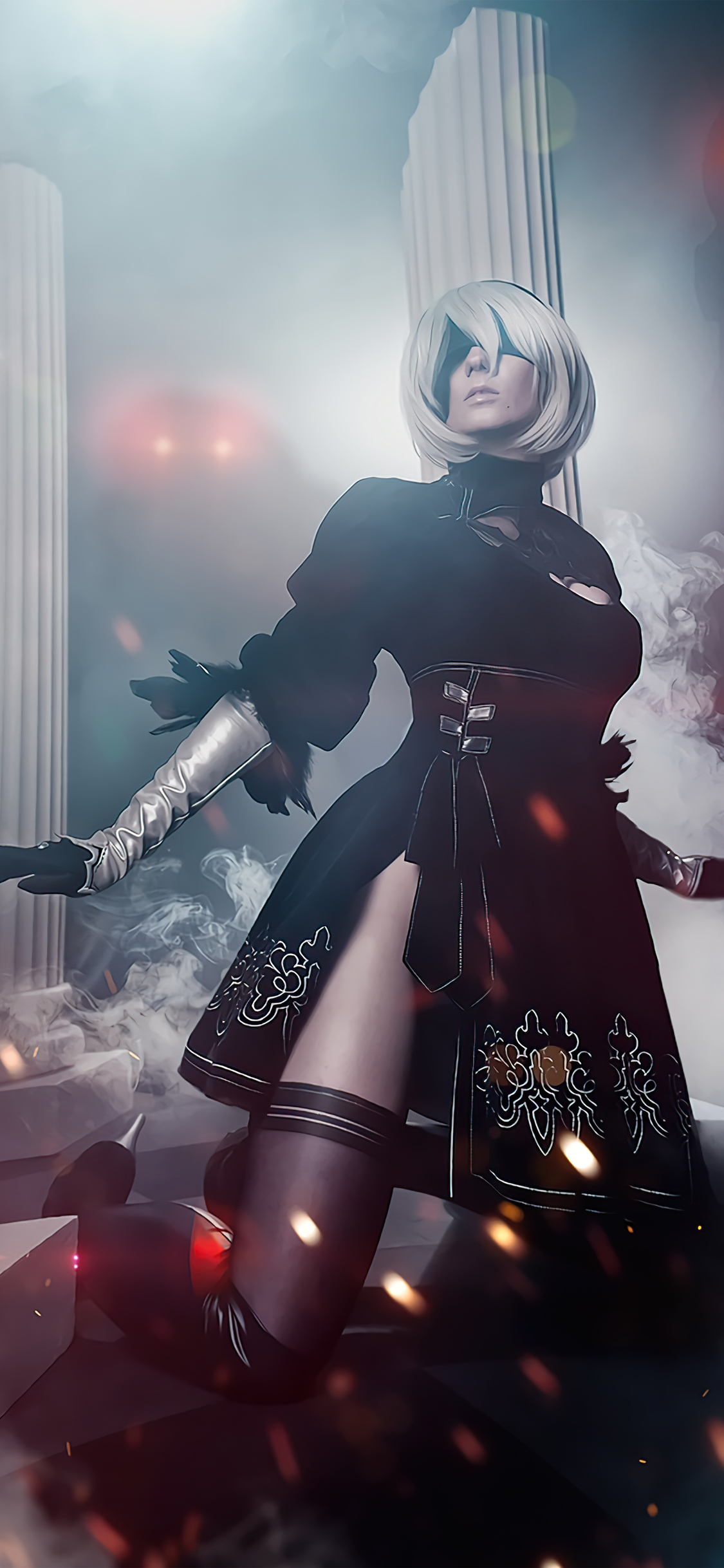 Nier Automata 2B Cosplay Girl