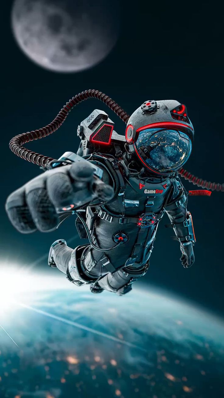 Beyond. Astronaut wallpaper, iPhone