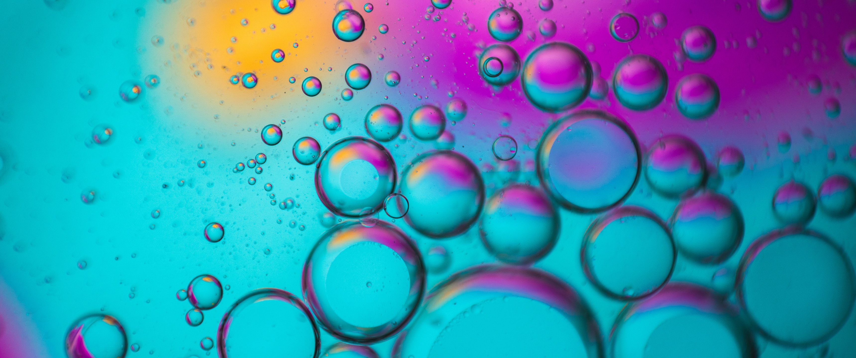 Bubbles Wallpaper 4K, Spectrum