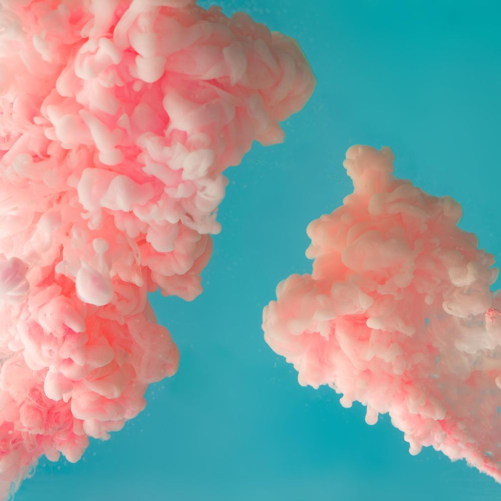 Cloud Like Pastel Pink Color Paint