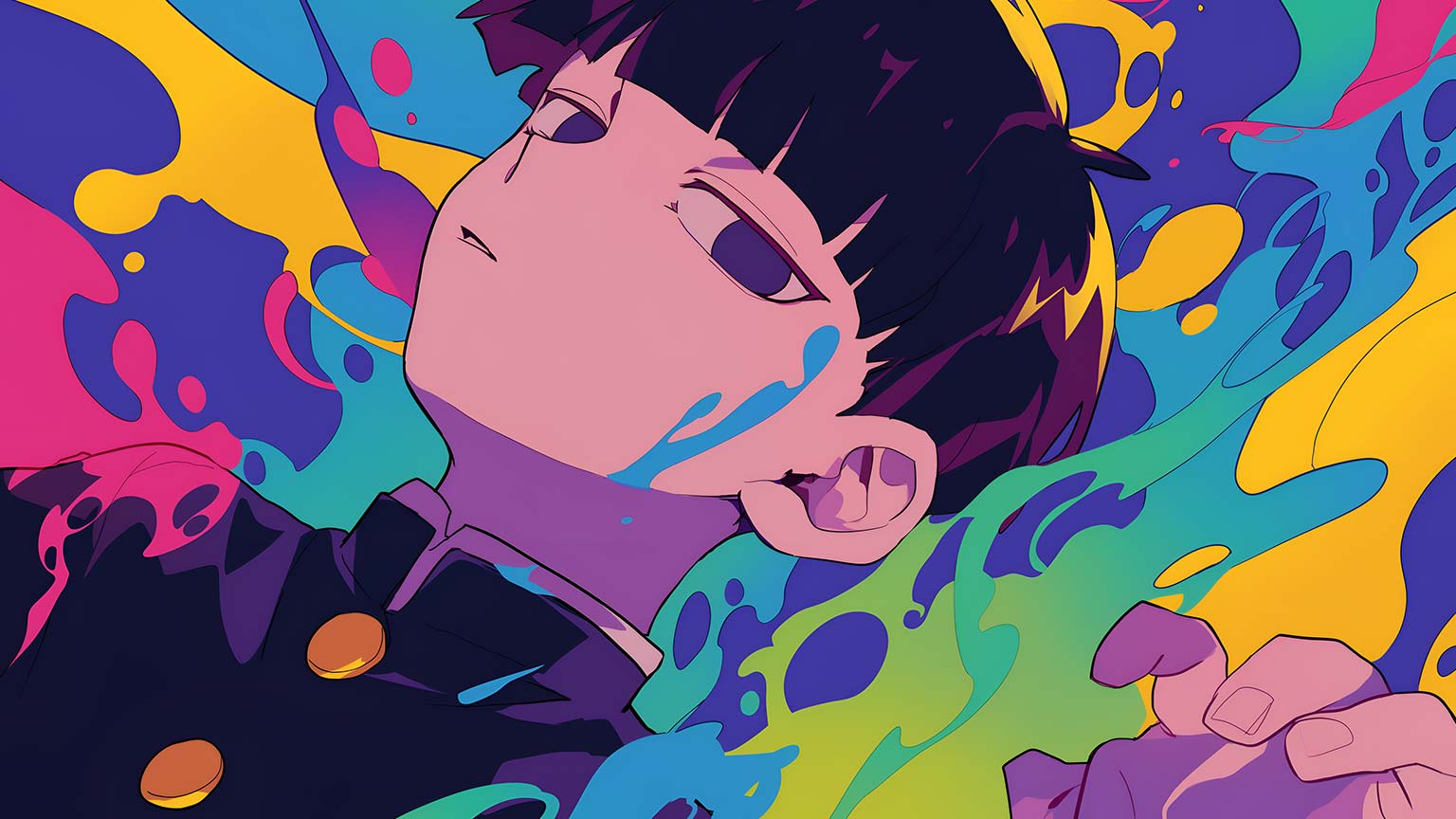 Mob Psycho 100 Shigeo Desktop Wallpaper