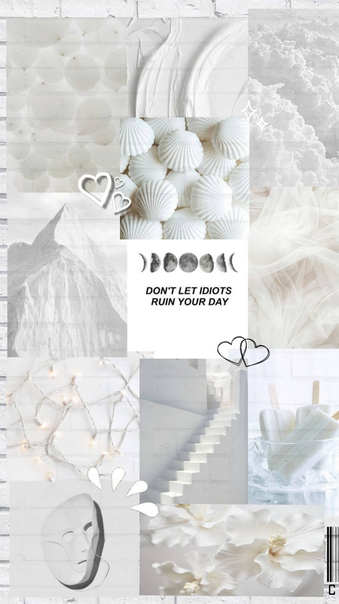 White Aesthetic iPhone Wallpaper