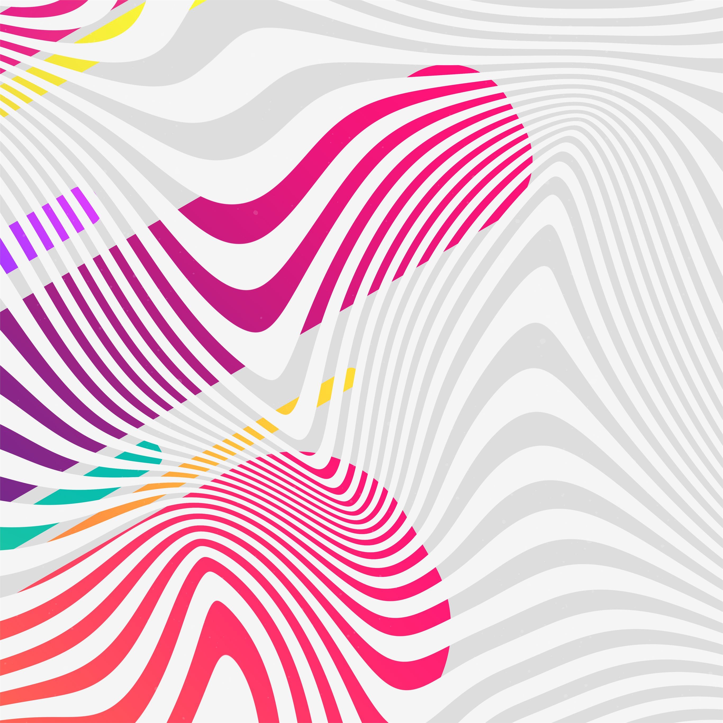 shapes white graffiti 8k iPad Pro